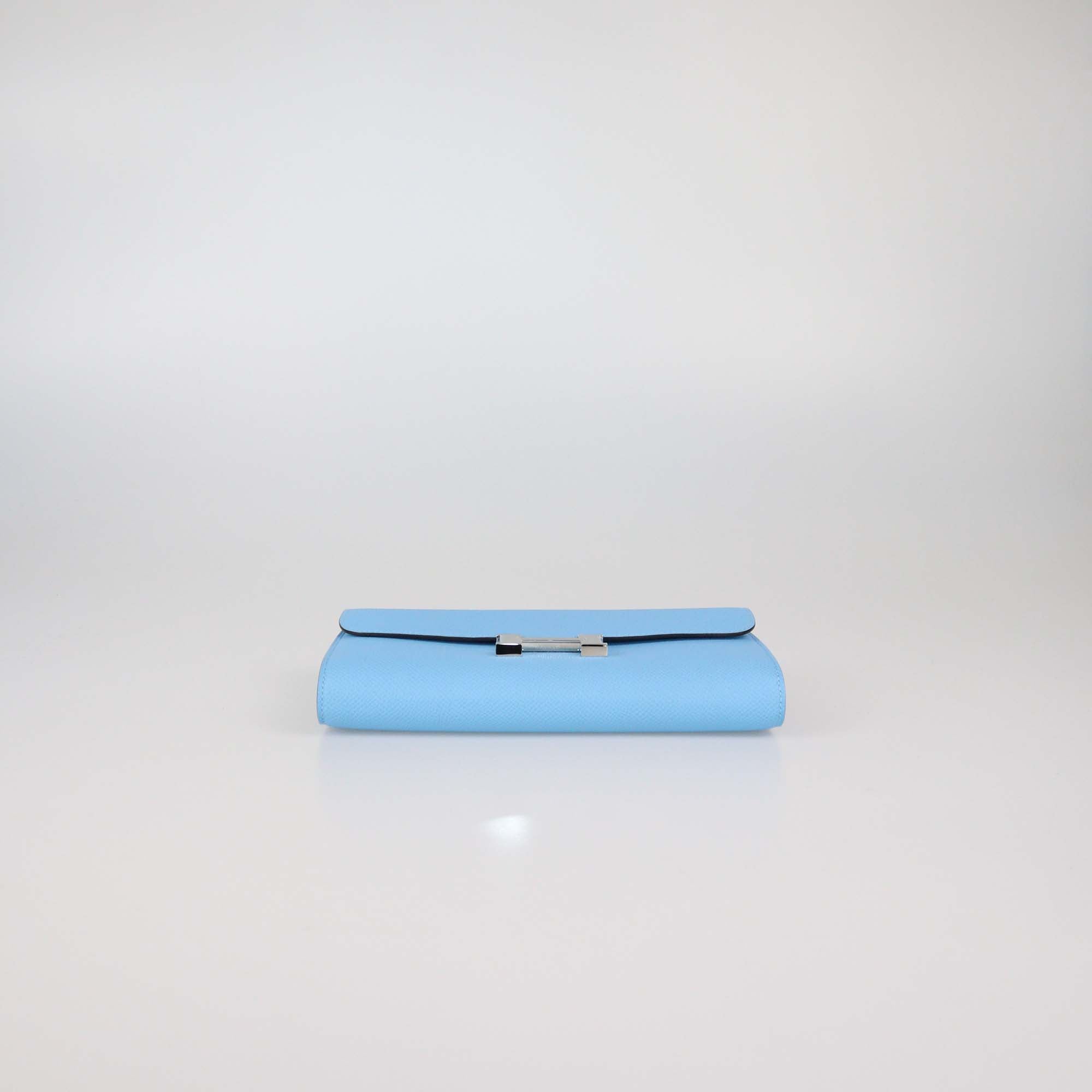 Hermes Celeste Epsom Leather Constance To Go Wallet