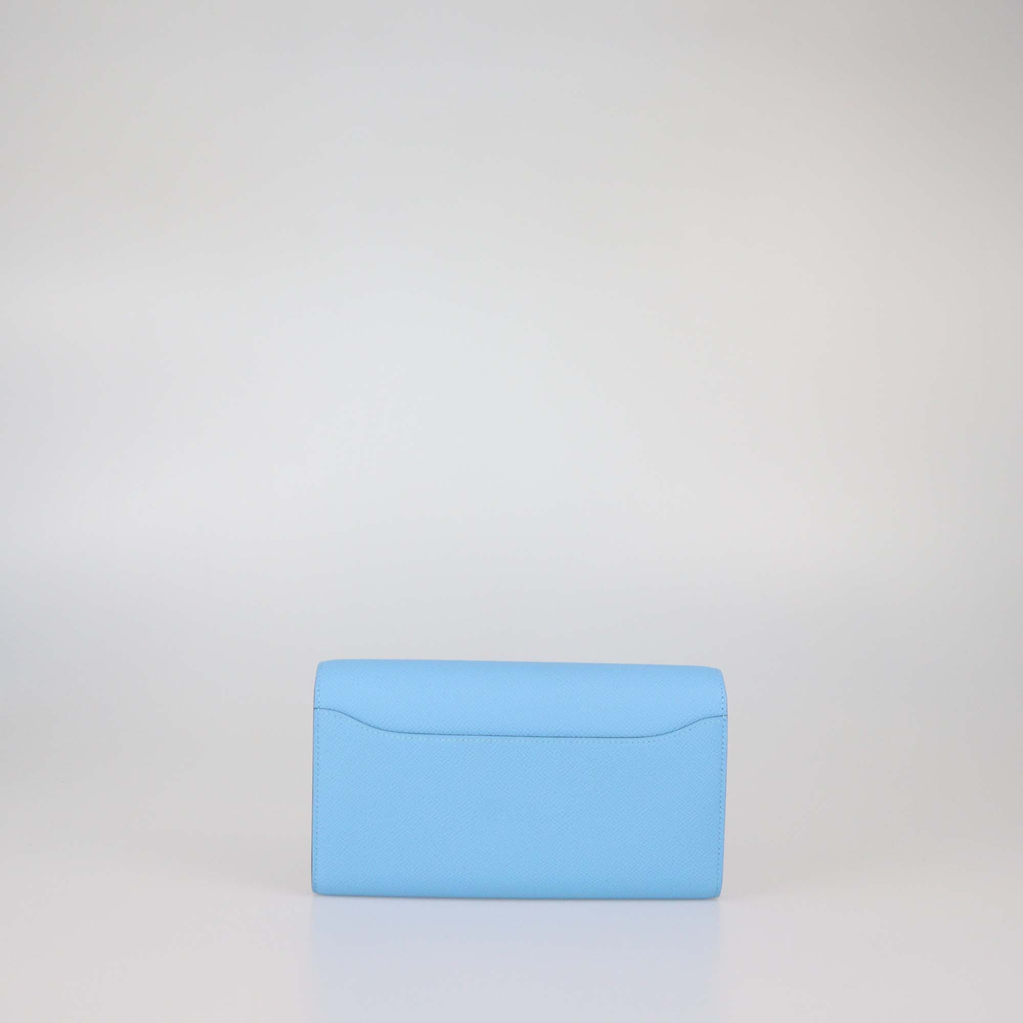 Hermes Celeste Epsom Leather Constance To Go Wallet