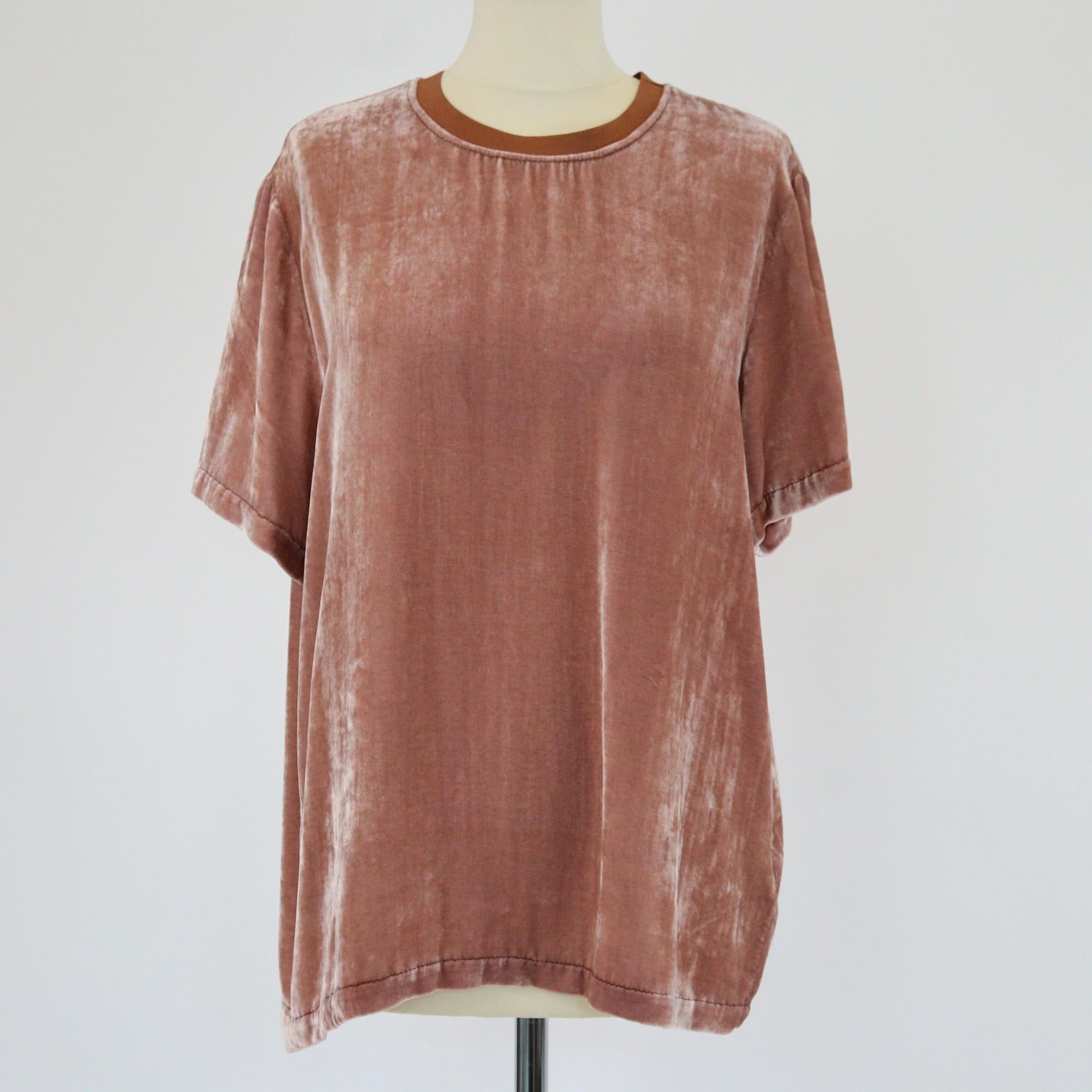Bottega Veneta Brown Crew Neck T-Shirt Womens Bottega Veneta