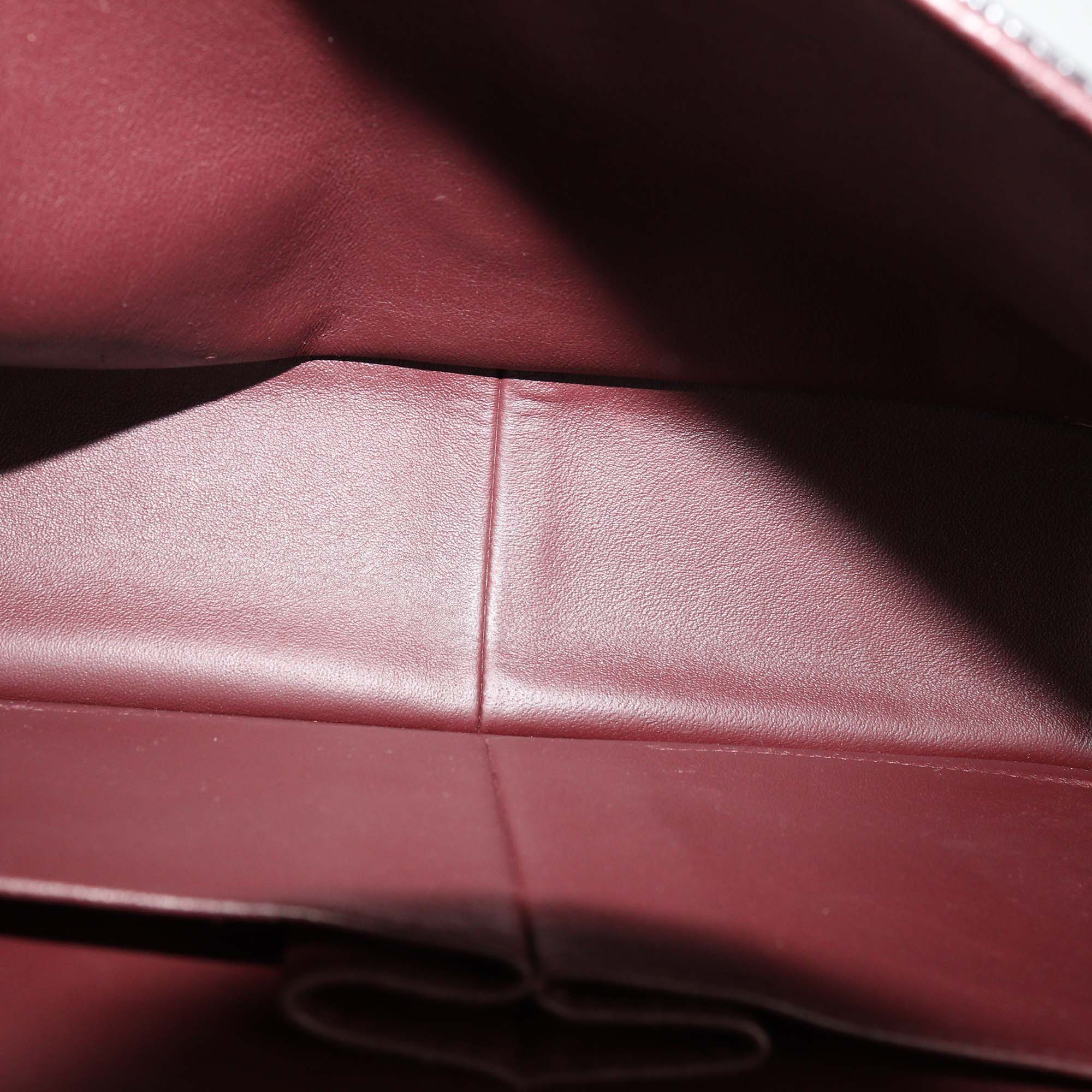 Chanel Black Quilted Caviar Leather Jumbo Classic Double Flap Bag