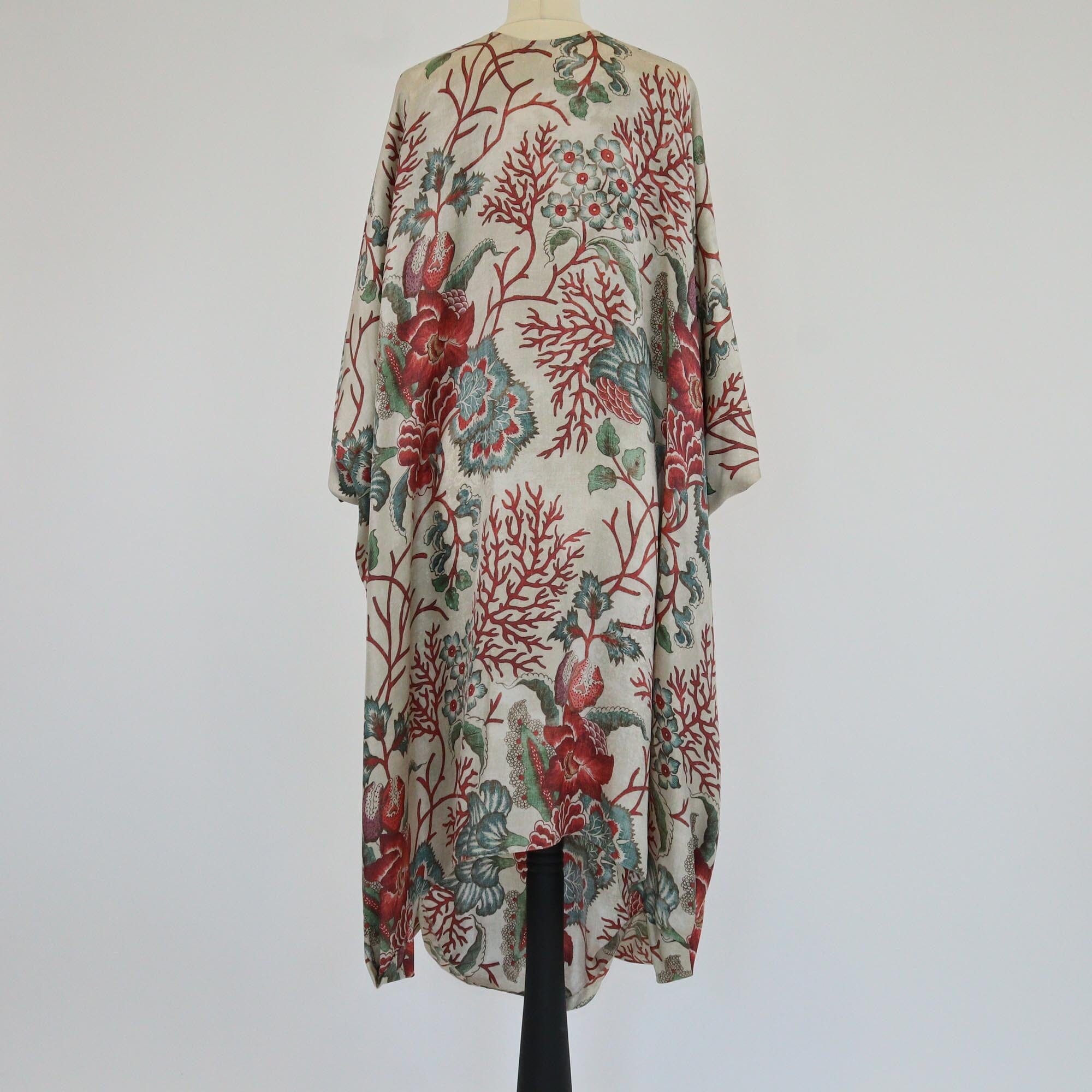 Biyan Multicolor Floral Print Poncho Dress Womens Biyan