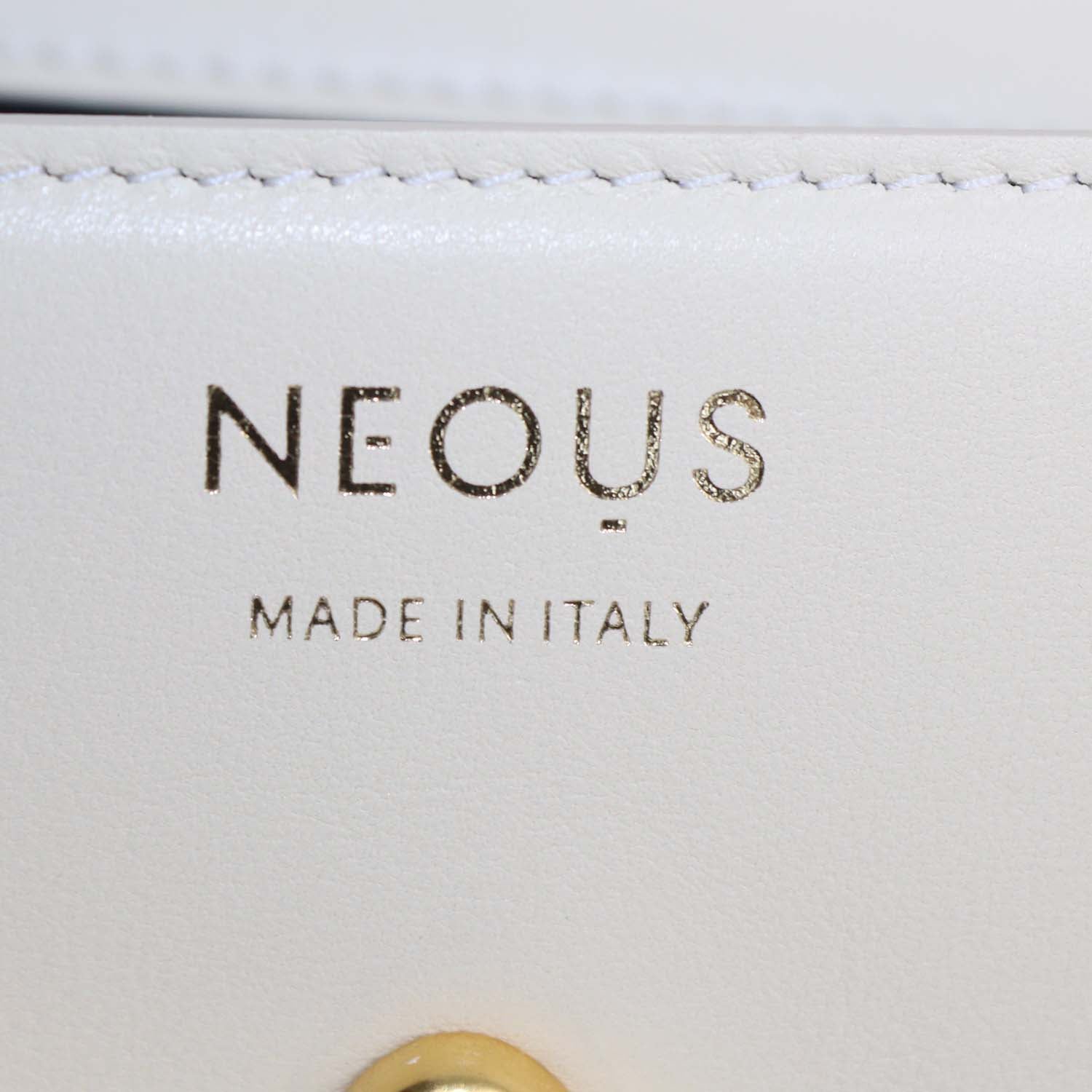 Neous Cream Leather Phoenix 1.0 Top Handle Bag