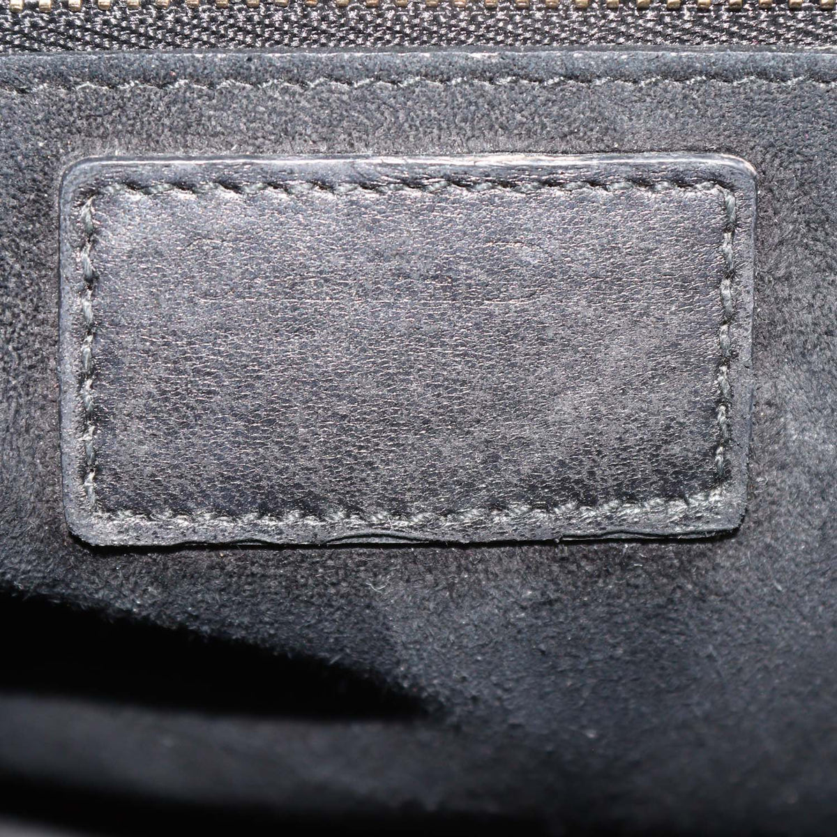 Christian Dior Black Studded Quilt Leather Medium DiorAddict Flap Bag