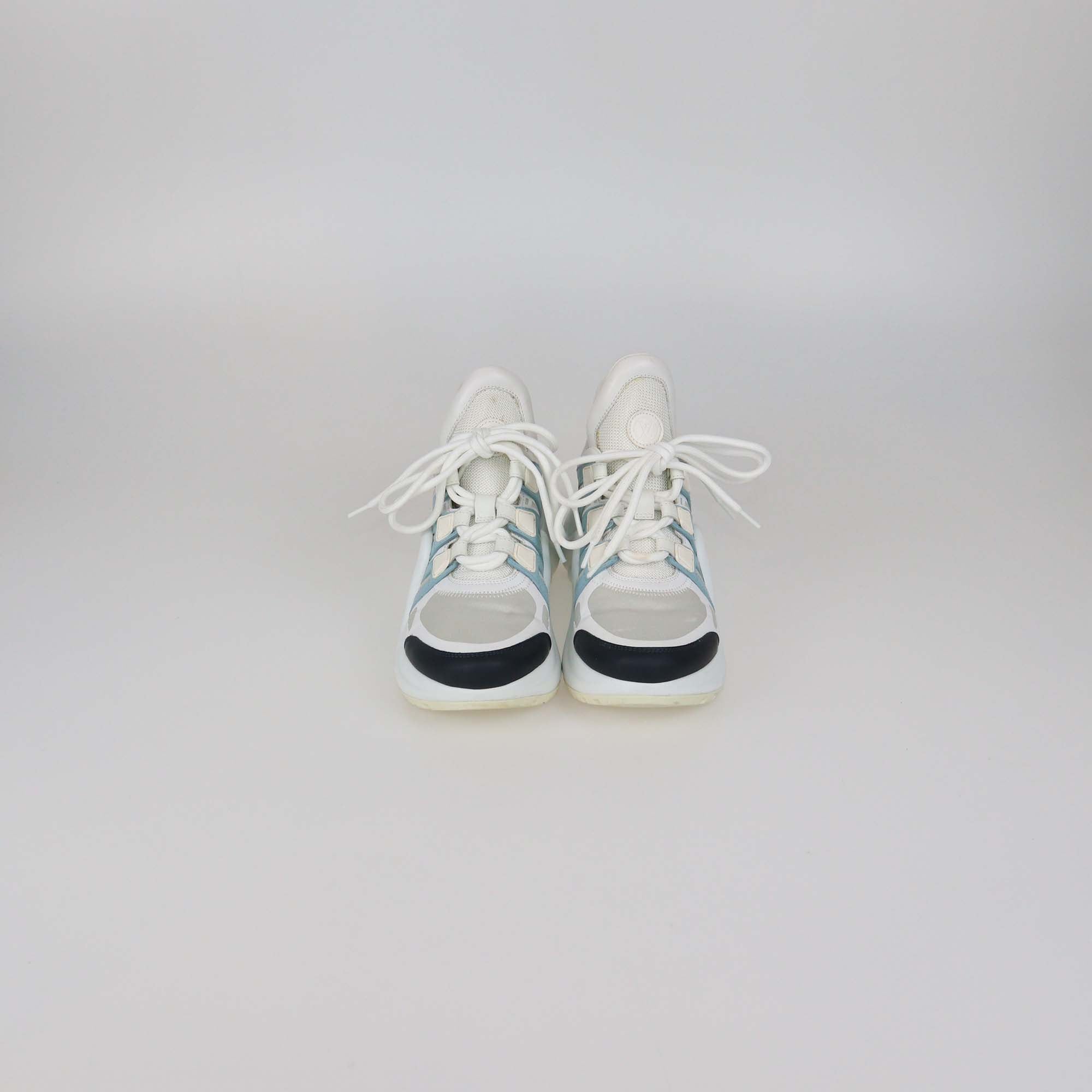 Louis Vuitton Multicolor Leather and Fabric Archlight Sneakers