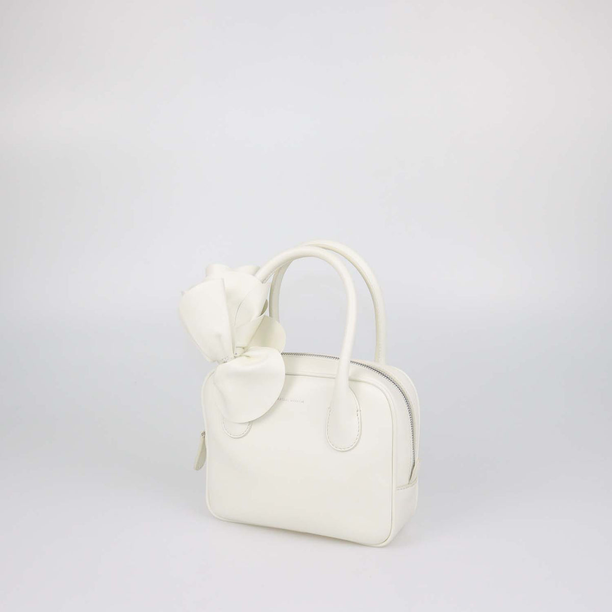 Magda Butrym Off White Leather Brigitte Square Bag