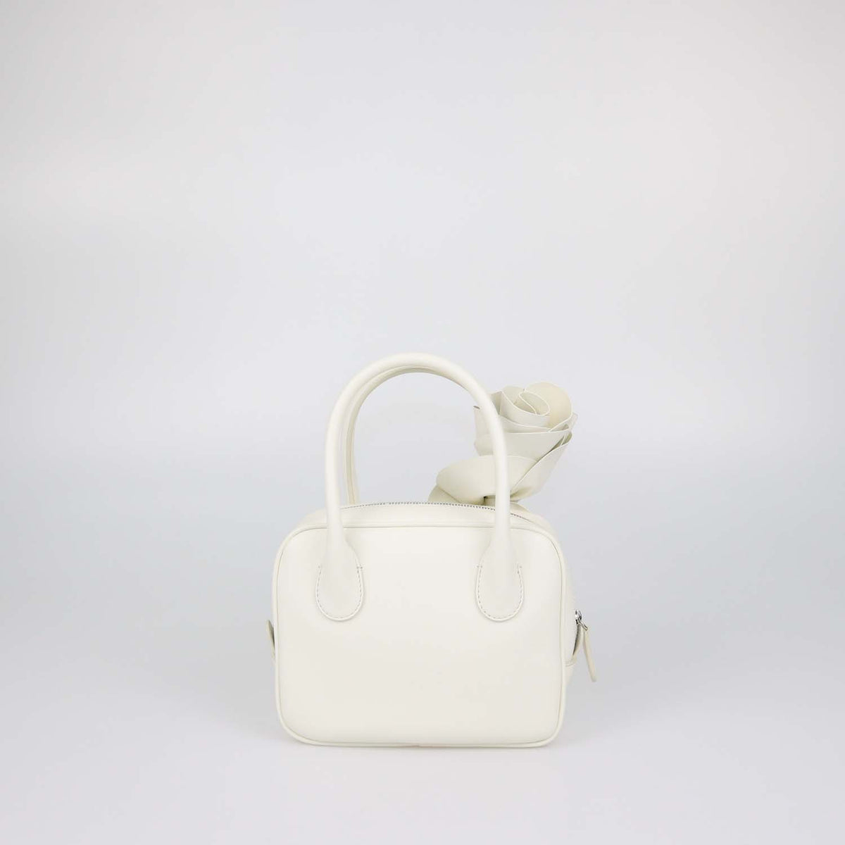 Magda Butrym Off White Leather Brigitte Square Bag