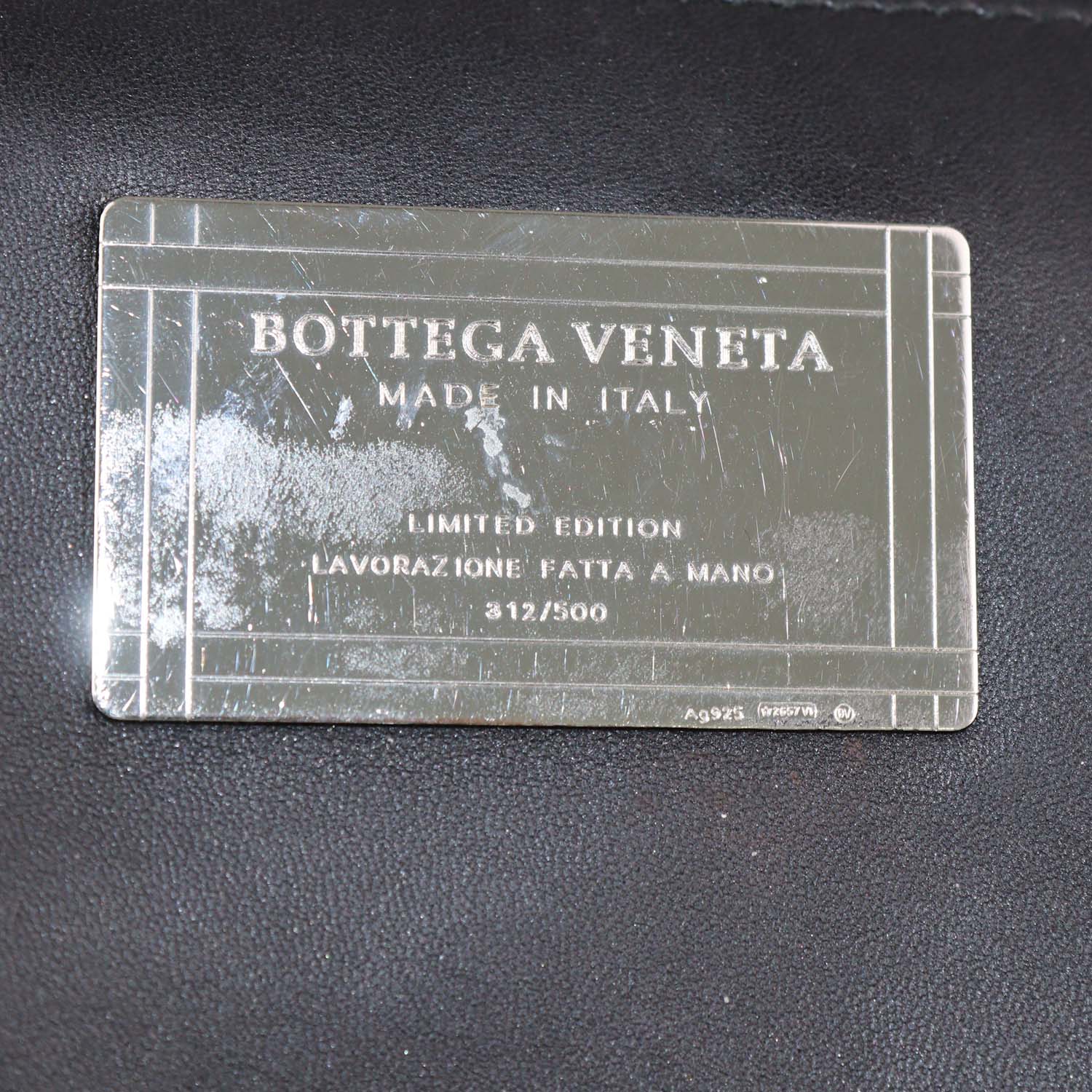 Bottega Veneta Black Intrecciato Leather Medium Limited Edition 312/500 Cabat Tote
