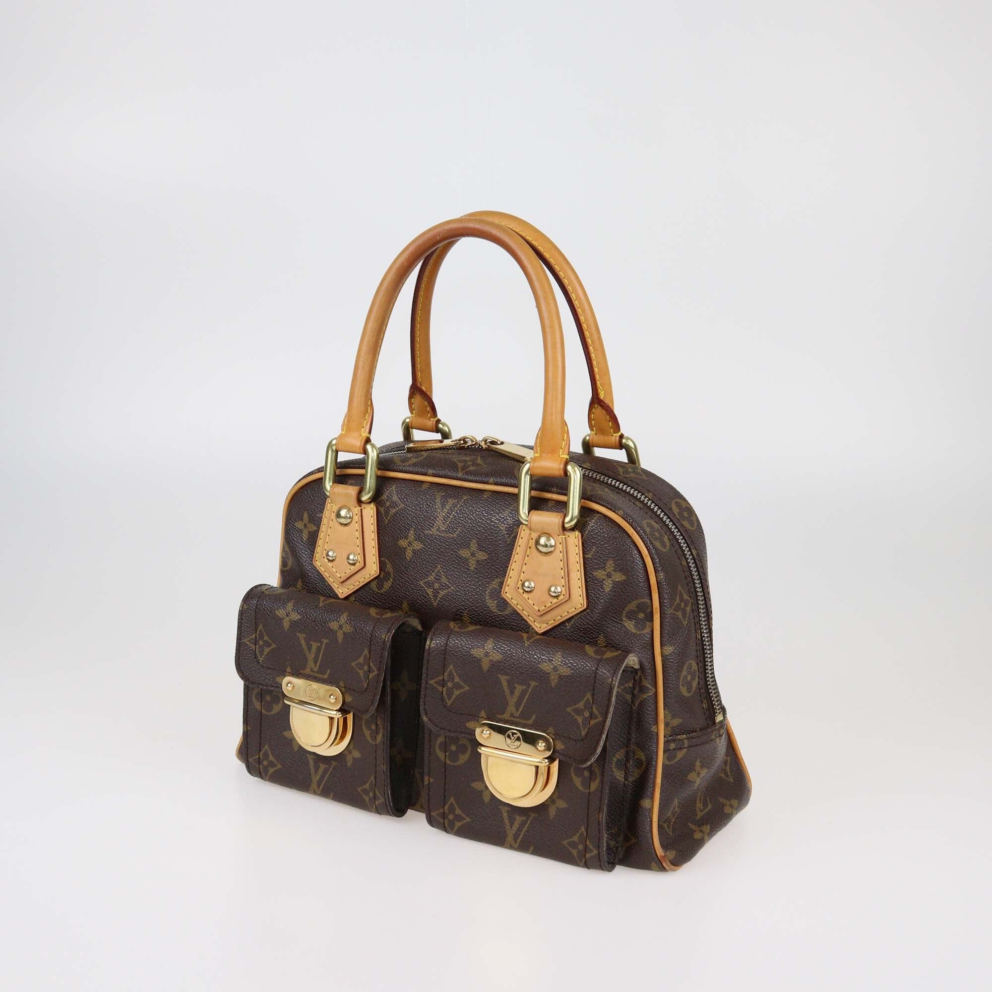 Louis Vuitton Monogram Canvas Manhattan PM Bag Womens Louis Vuitton