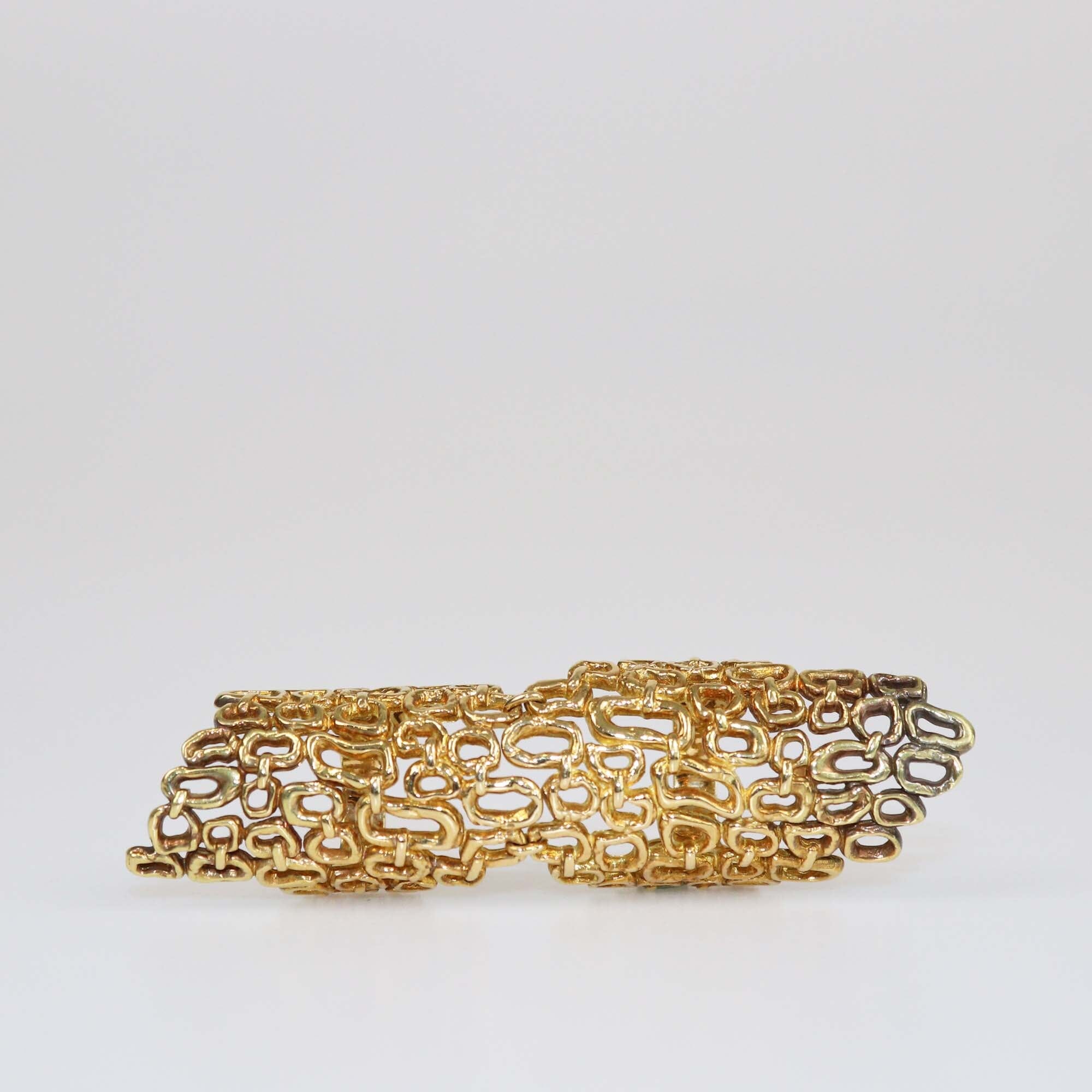 Phalange Gaia Repossi X Alexander Wang Or Jaune Dore Ring Size 53/ US 6 1/4 Womens Phalange Gaia Repossi X Alexander Wang