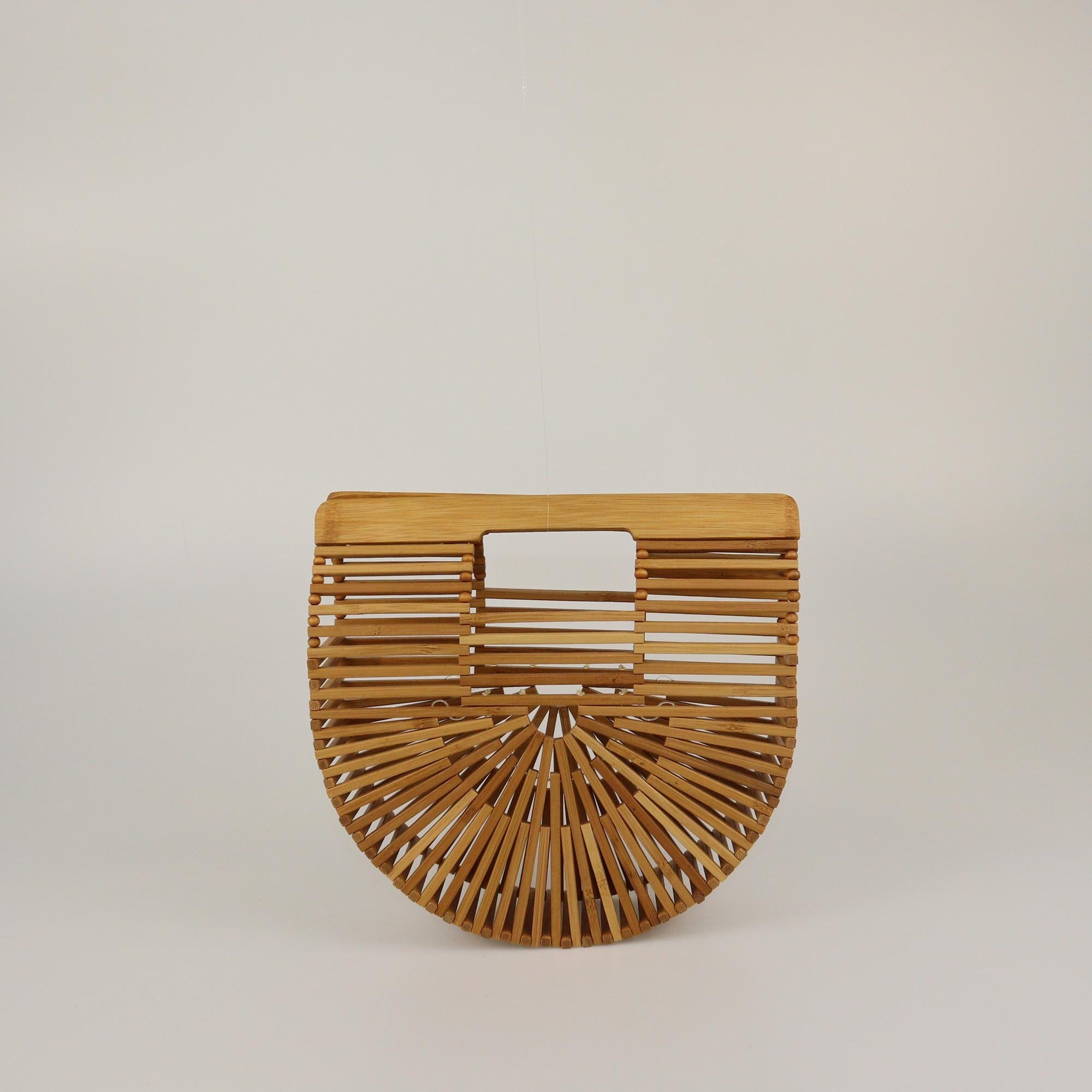 Cult Gaia Natural Mini Ark Clutch Womens Cult Gaia