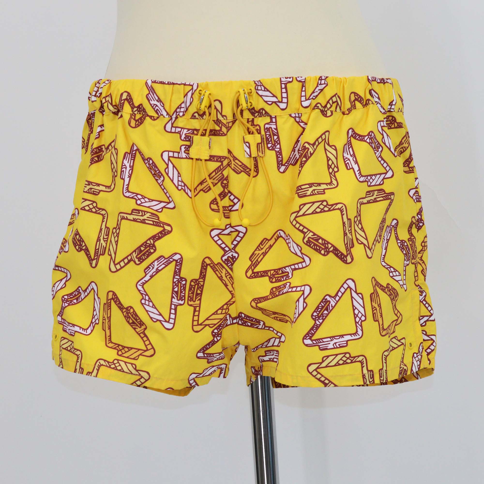 Hermes Yellow Tatersales Beach Short