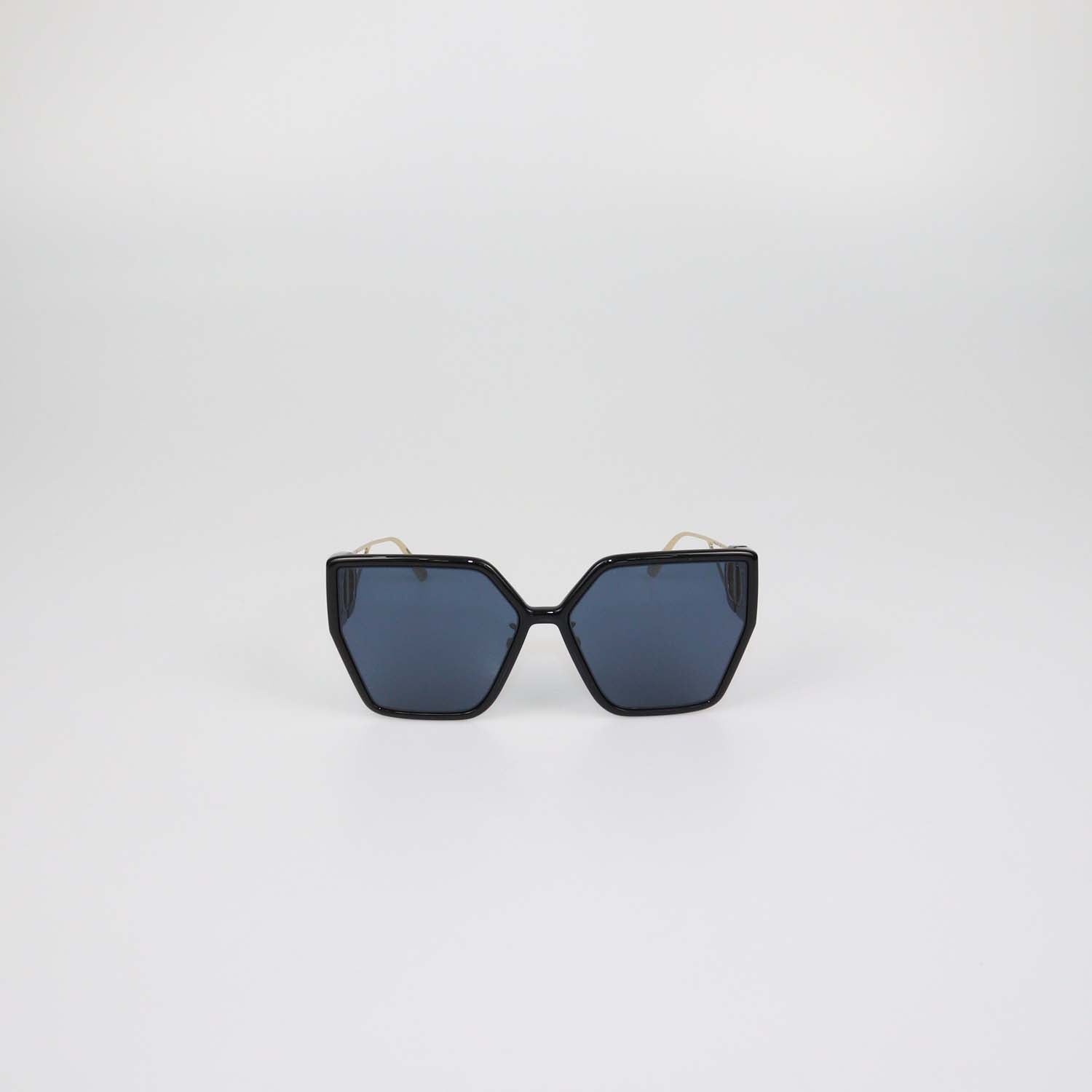 Christian Dior Black 30 Montaigne BU Butterfly Sunglasses
