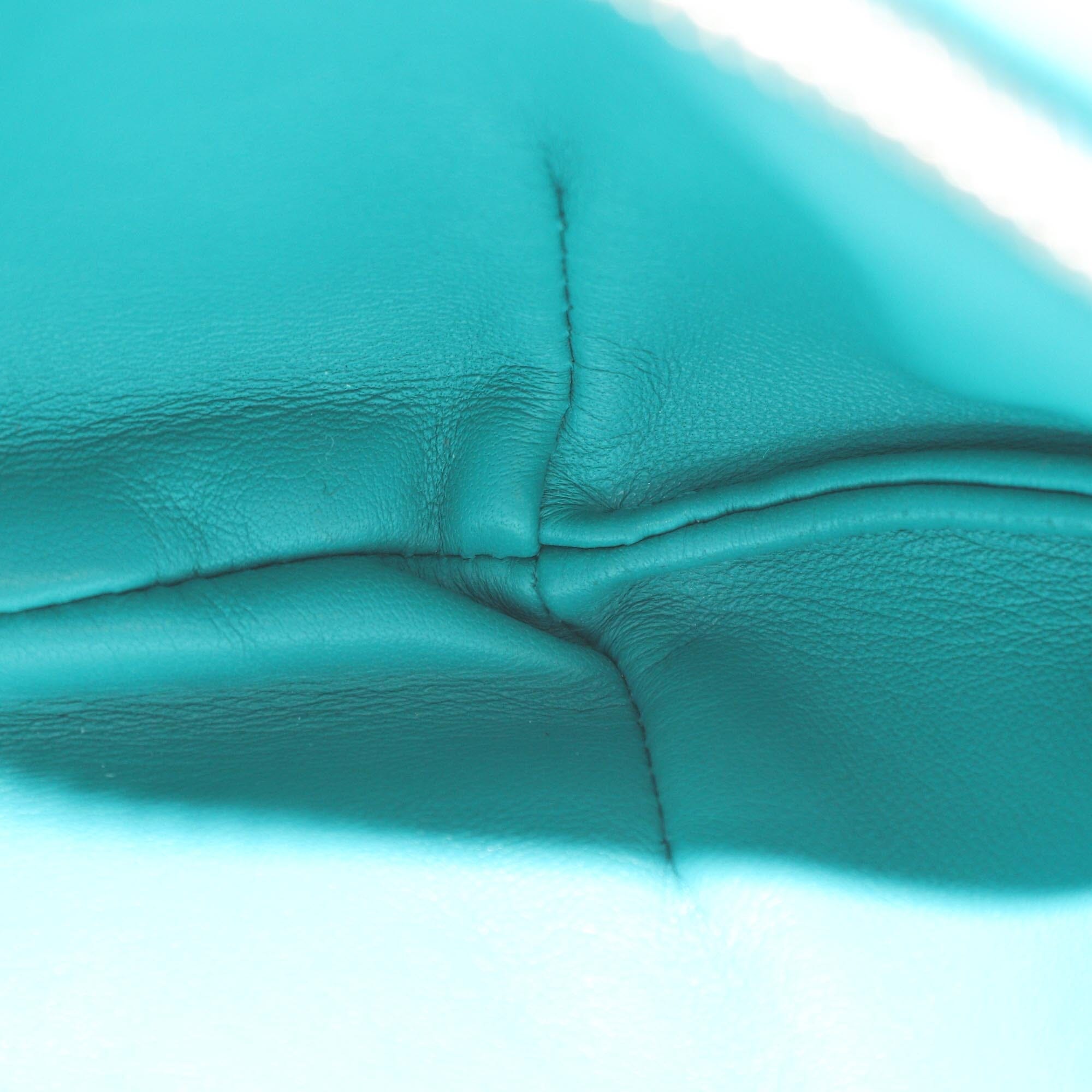 Bottega Veneta Turquoise Intrecciato Mini Jodie Hobo Womens Bottega Veneta