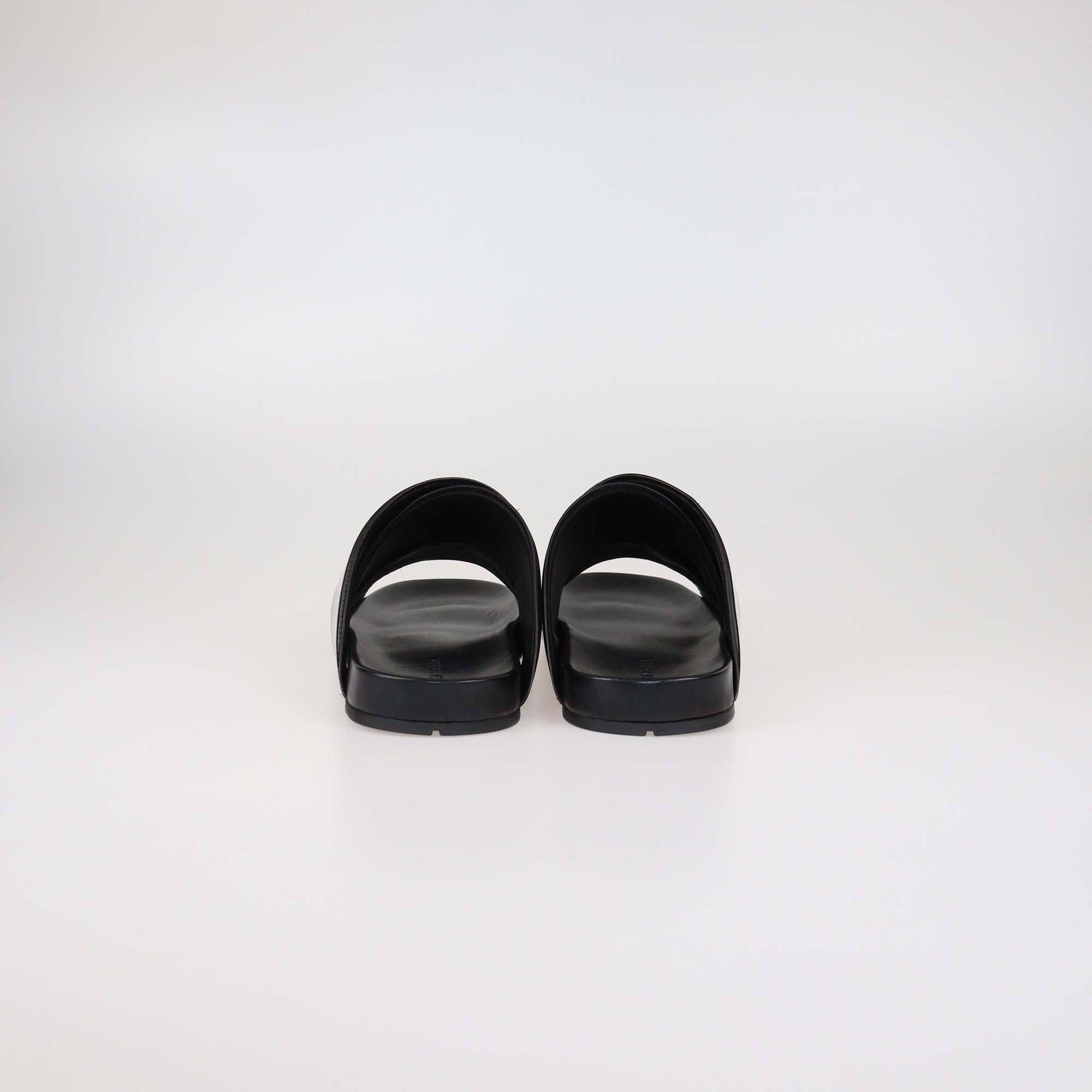 Bottega Veneta Red/Black Patent Leather Bridge Sandals