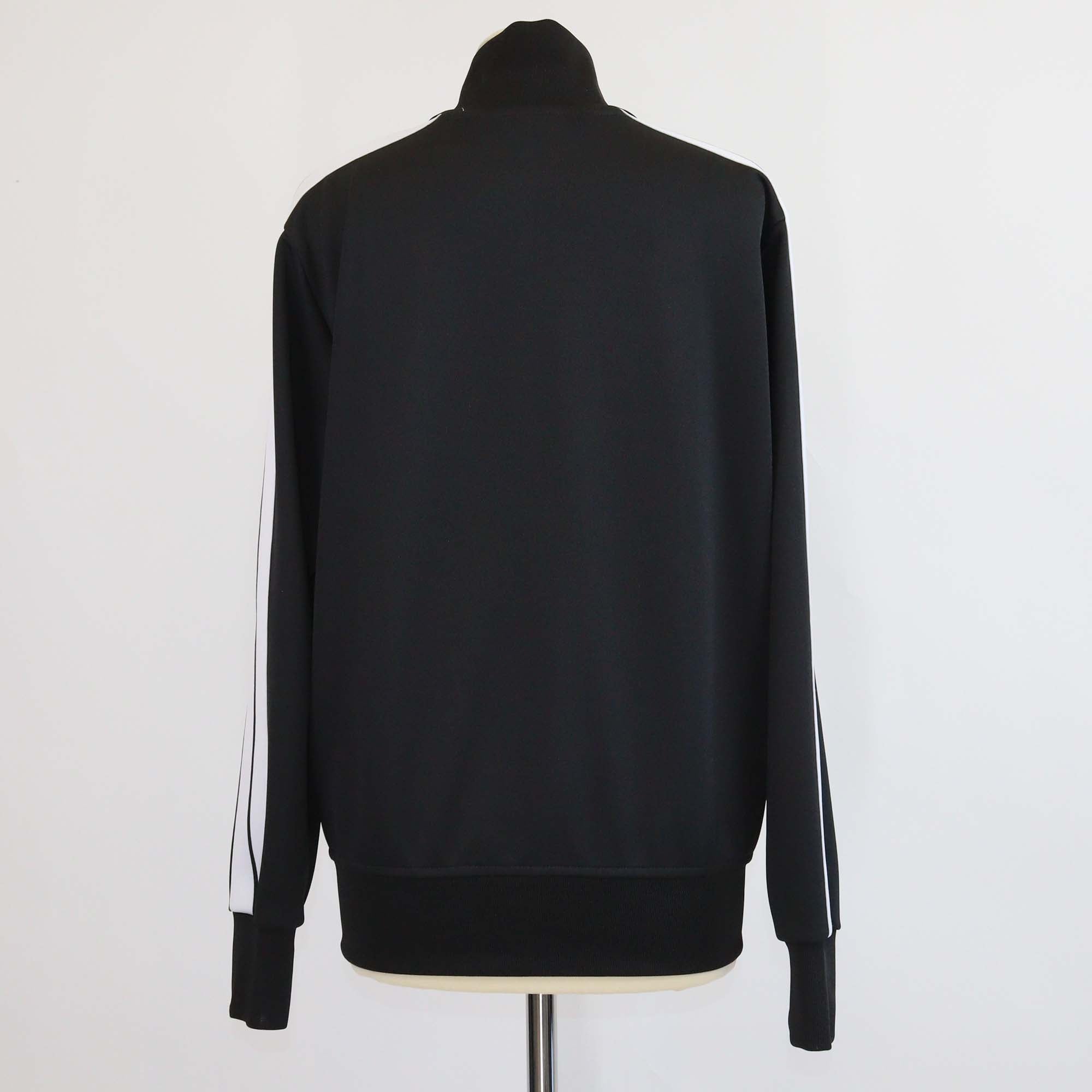 Palm Angels Black/White Nylon Classic Logo Track Jacket