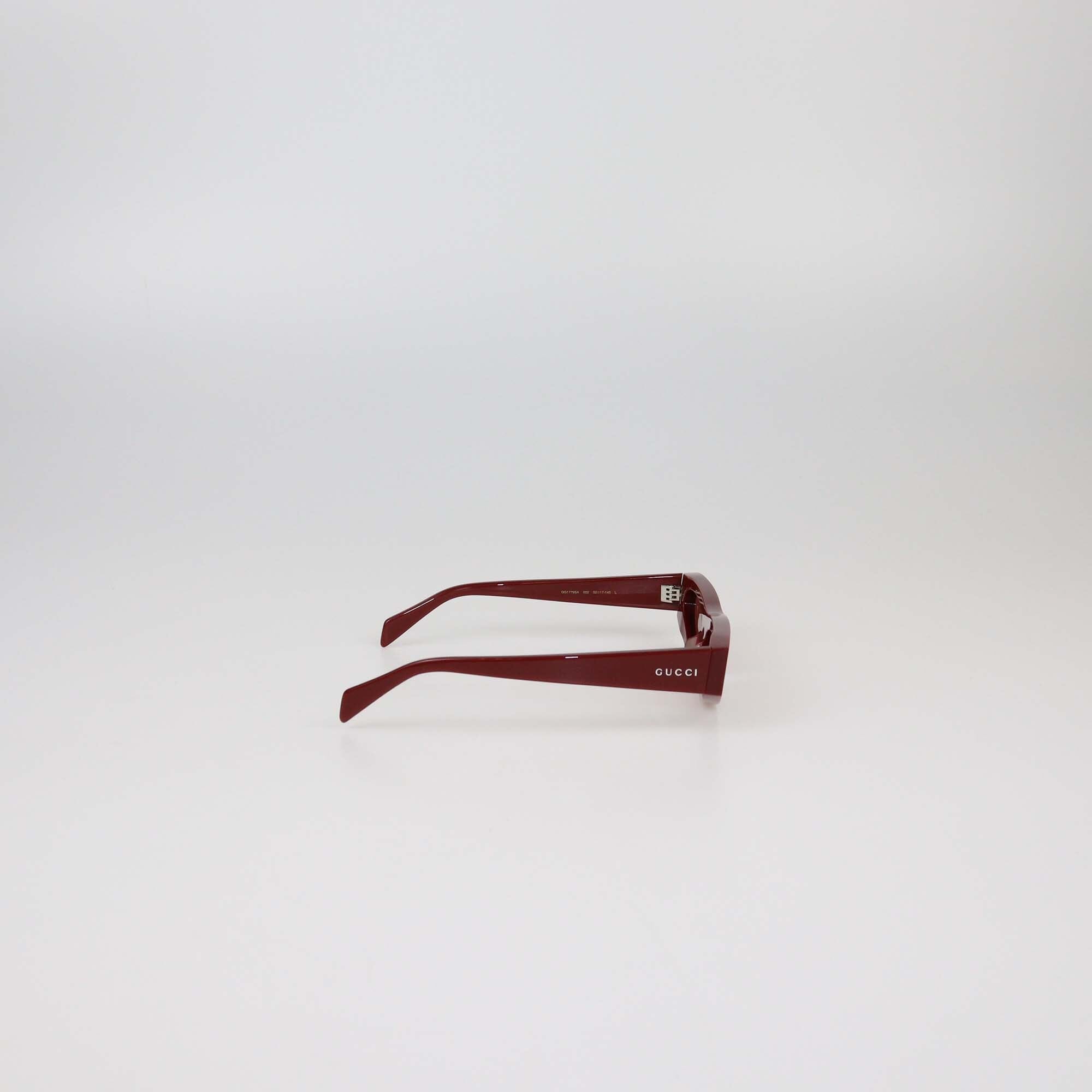 Gucci Burgundy Cat Eye Sunglasses Womens Gucci