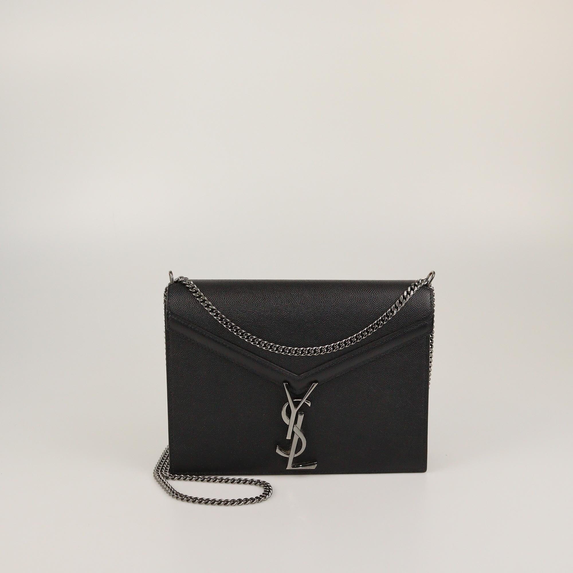 Saint Laurent Black Medium Cassandra Shoulder Bag Womens Saint Laurent