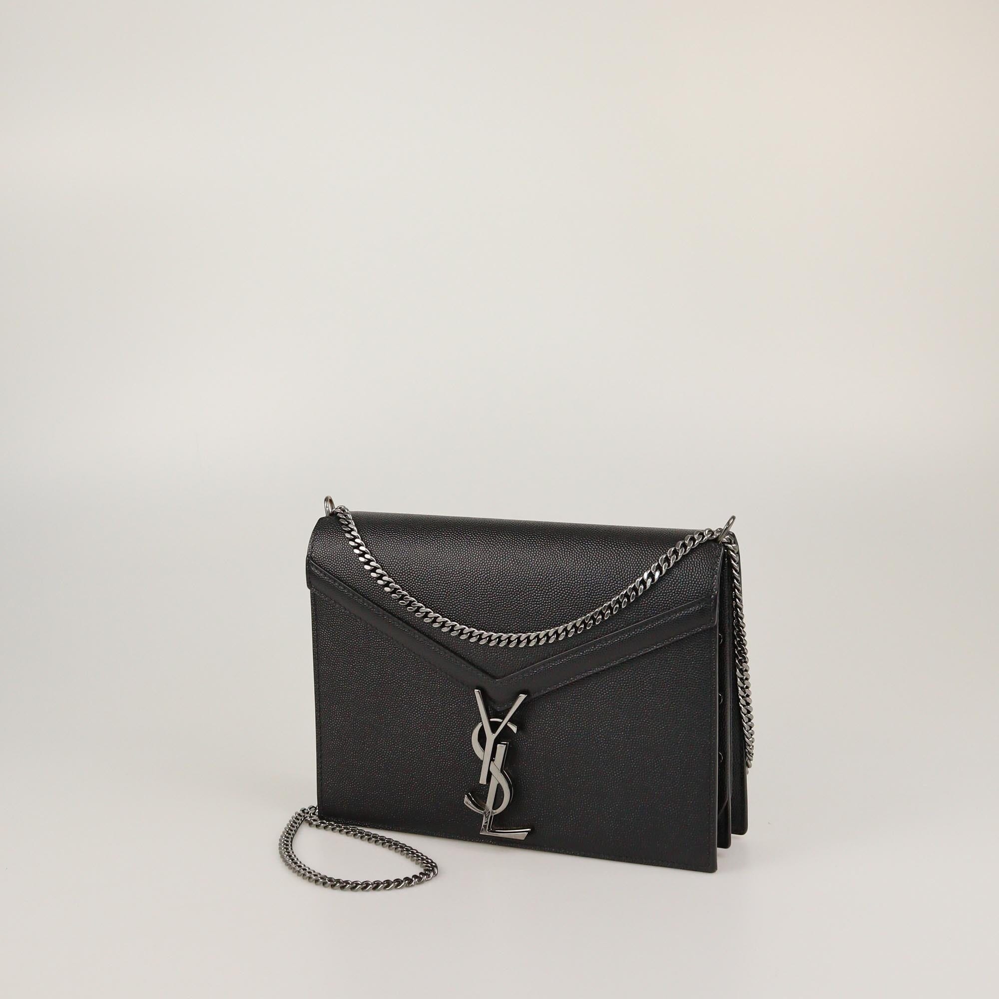 Saint Laurent Black Medium Cassandra Shoulder Bag Womens Saint Laurent