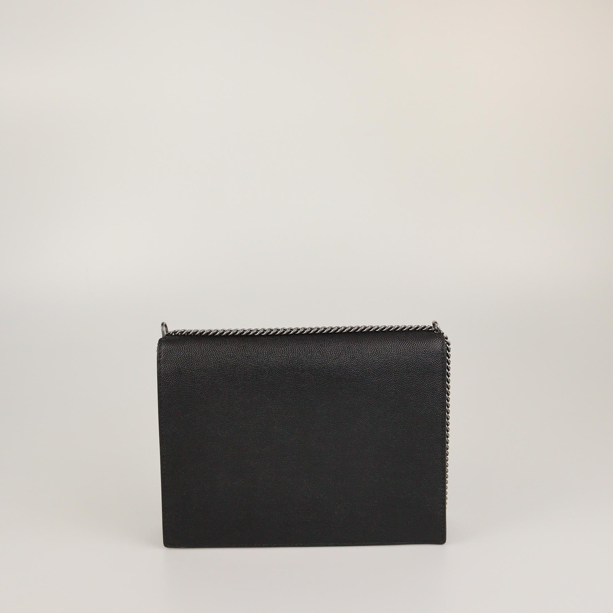 Saint Laurent Black Medium Cassandra Shoulder Bag Womens Saint Laurent