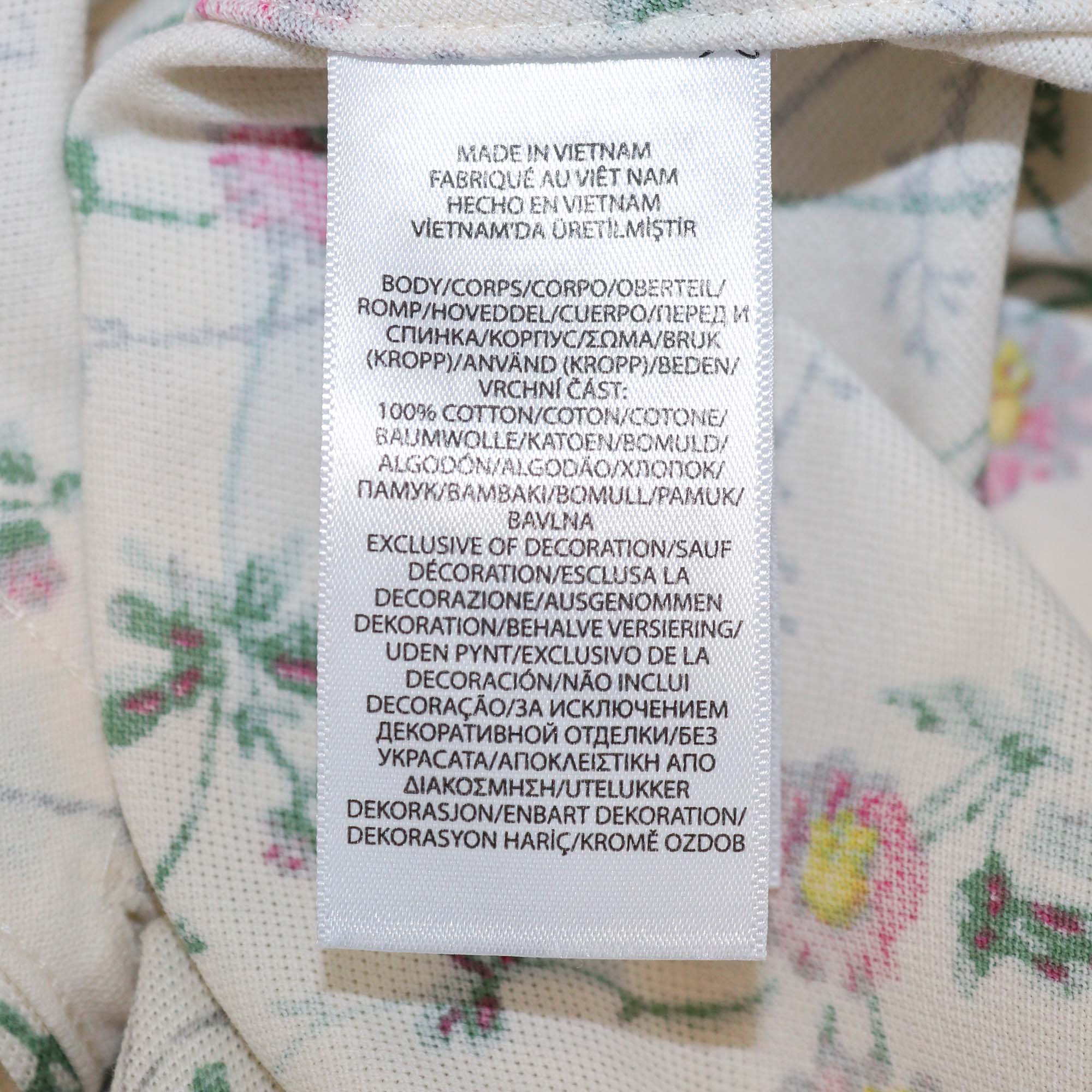 Ralph Lauren Multicolor Floral Cotton Knit Long Sleeve Shirt