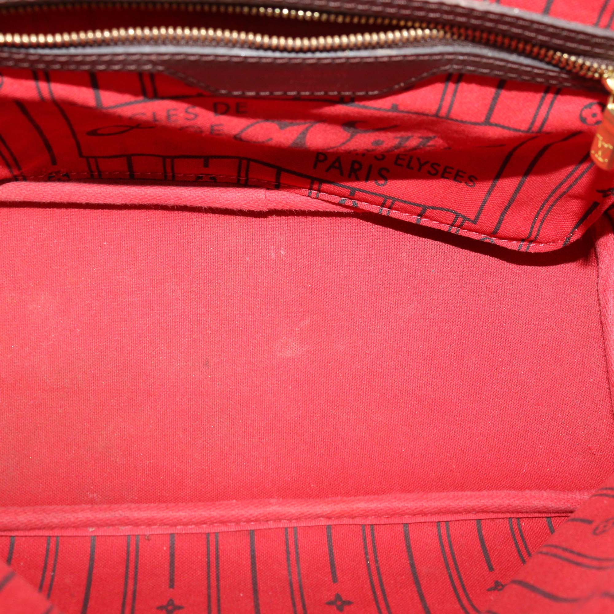 Louis Vuitton Damier Ebene Canvas Neverfull PM Bag