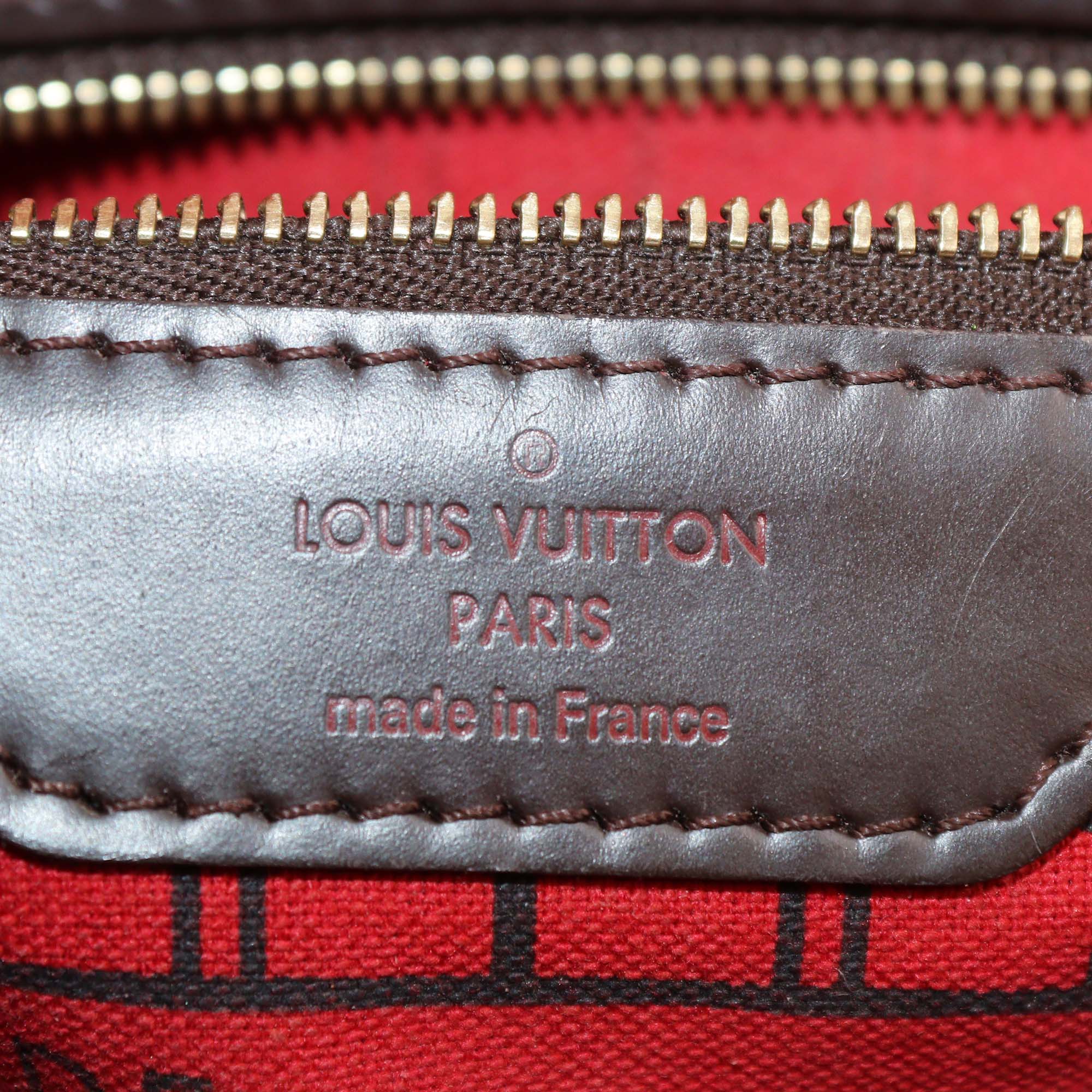 Louis Vuitton Damier Ebene Canvas Neverfull PM Bag