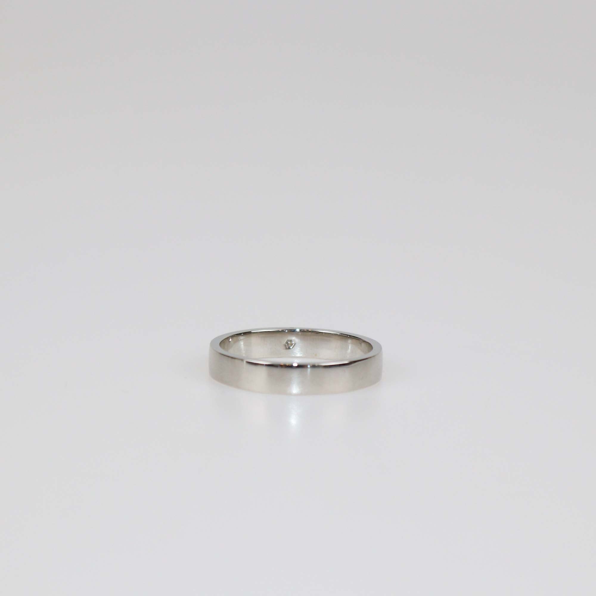 Cartier Platinum Diamond C De Cartier Ring Size 61