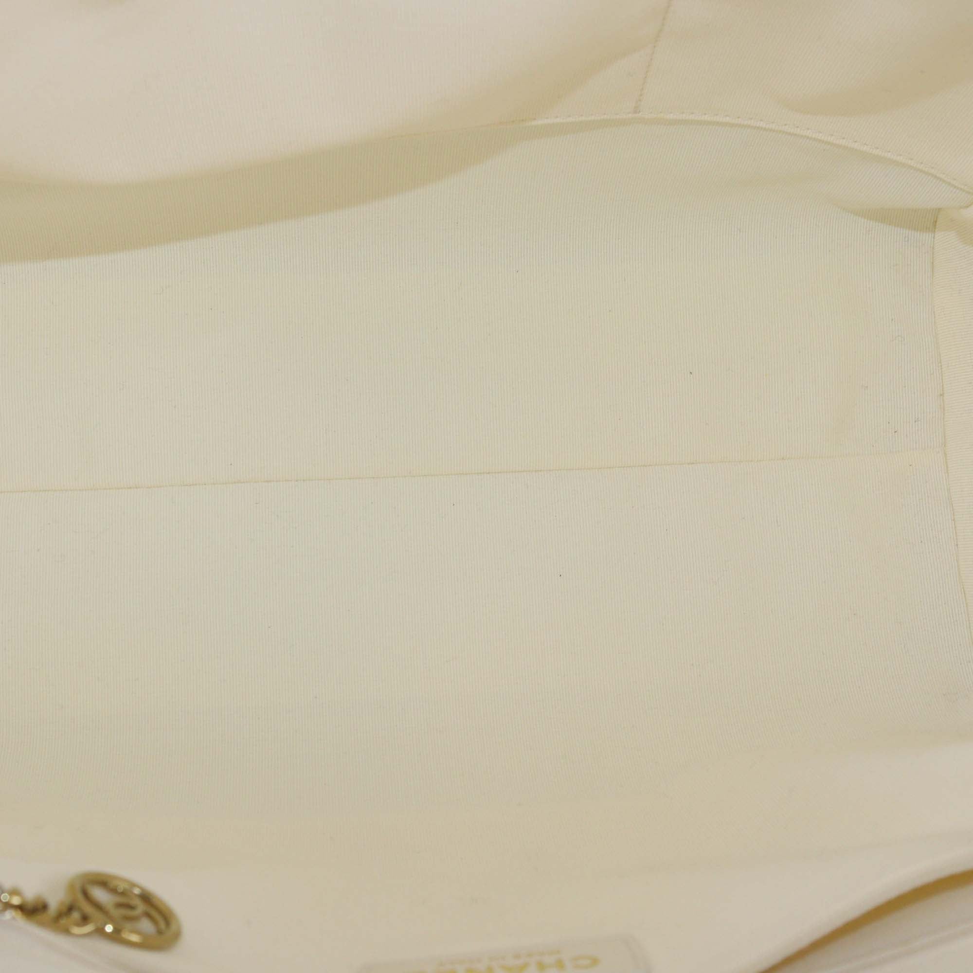 Chanel Tricolor Canvas Medium Deauville Tote