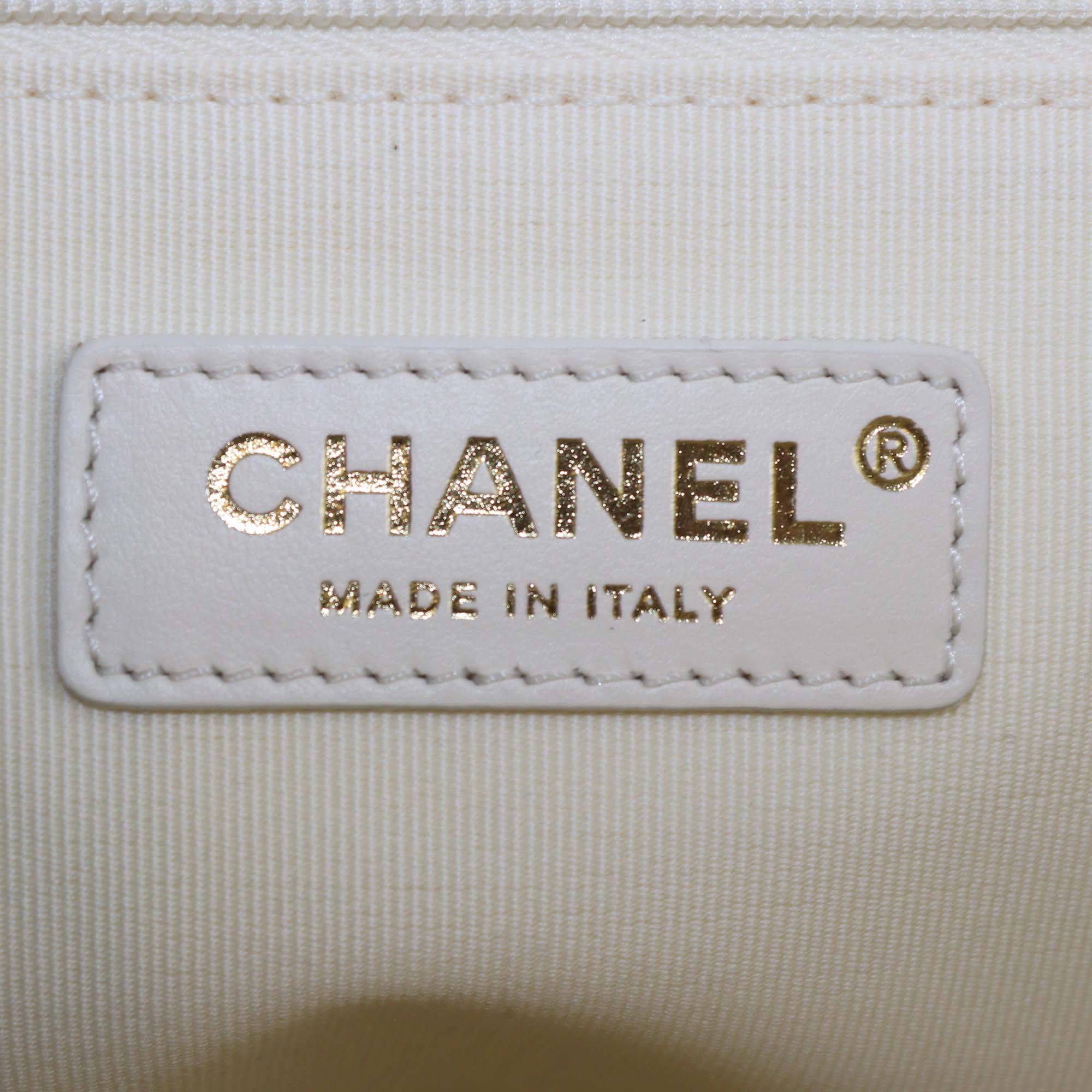 Chanel Tricolor Canvas Medium Deauville Tote