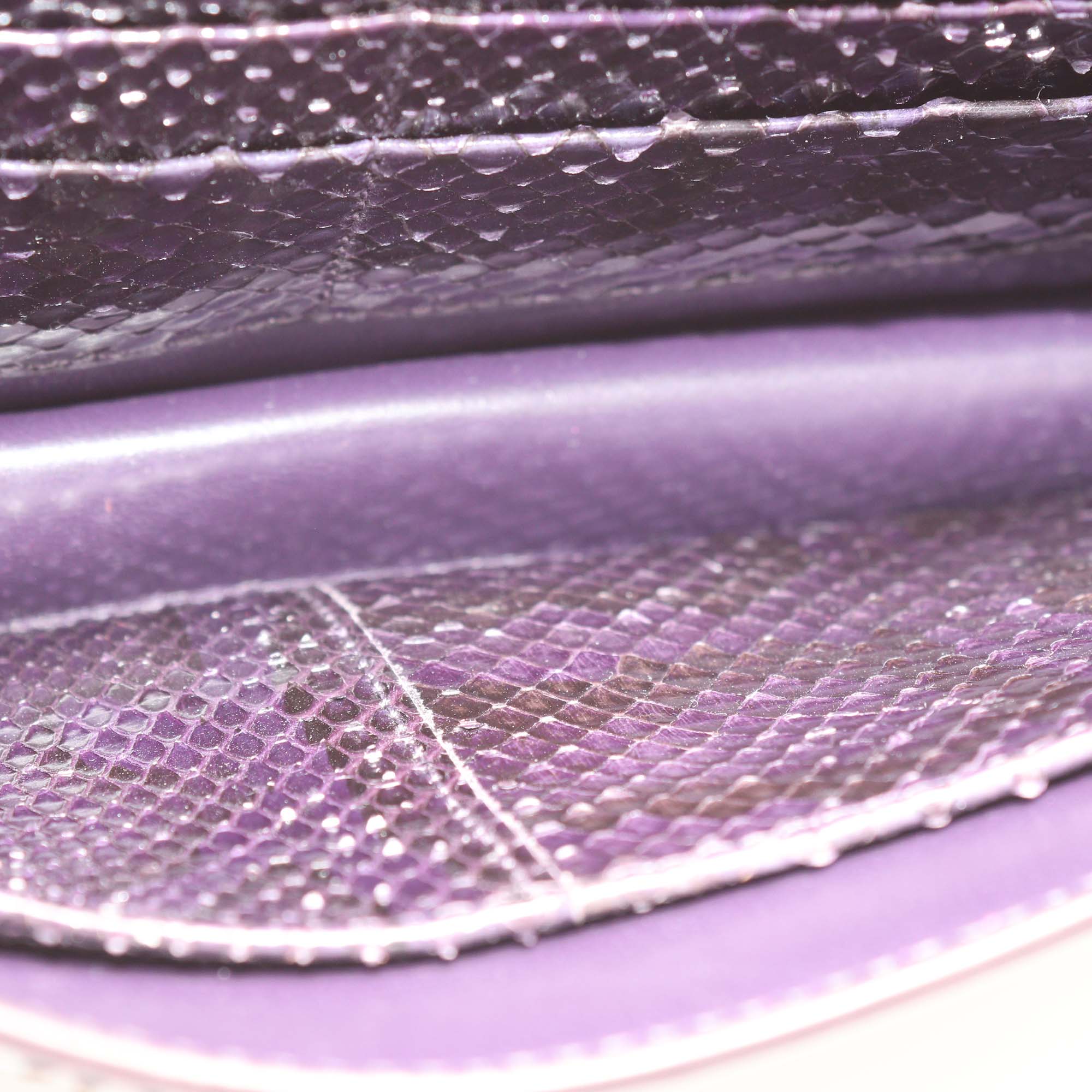 Givenchy Purple Python Small 4G Shoulder Bag