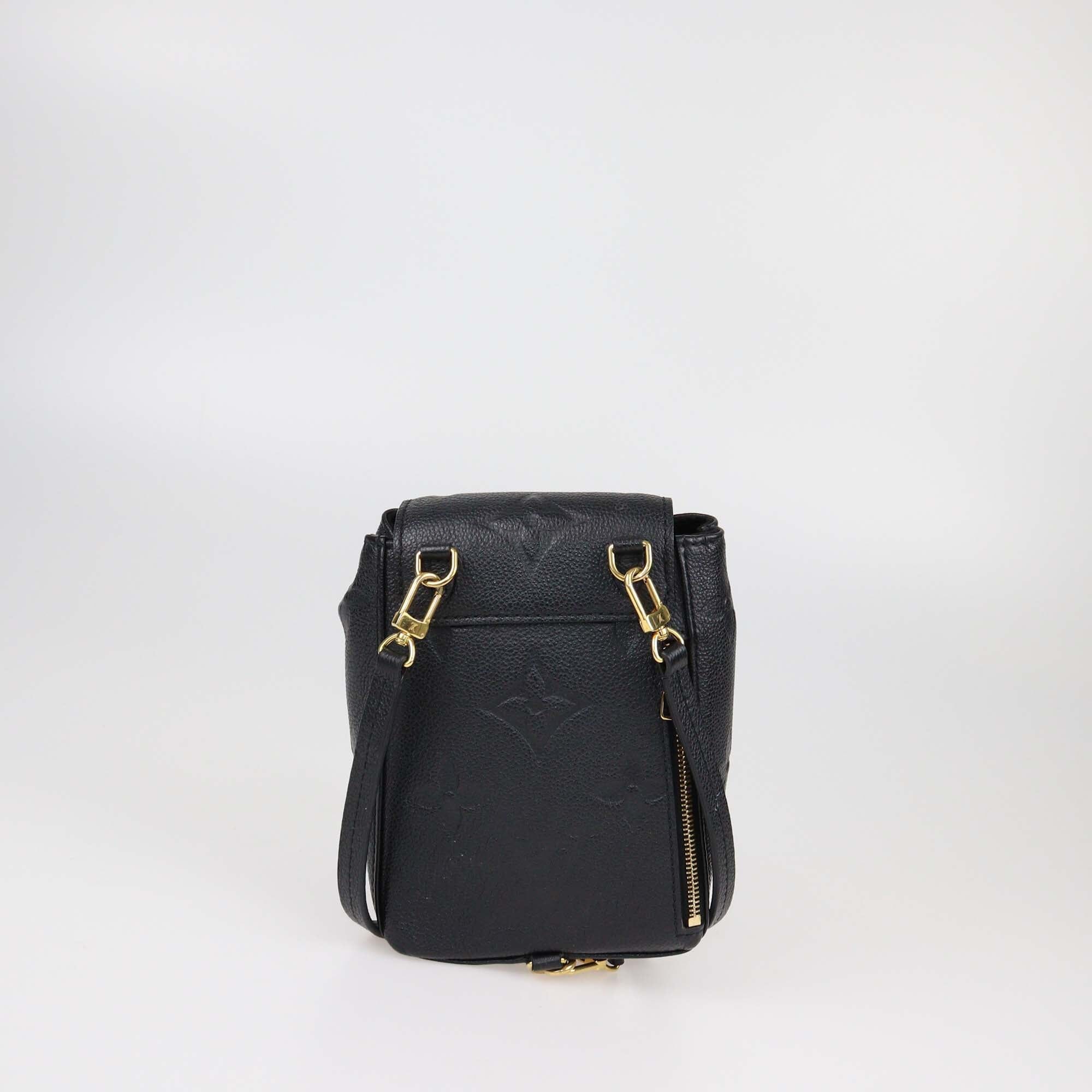 Louis Vuitton Black Monogram Empreinte Giant Tiny Backpack Womens Louis Vuitton