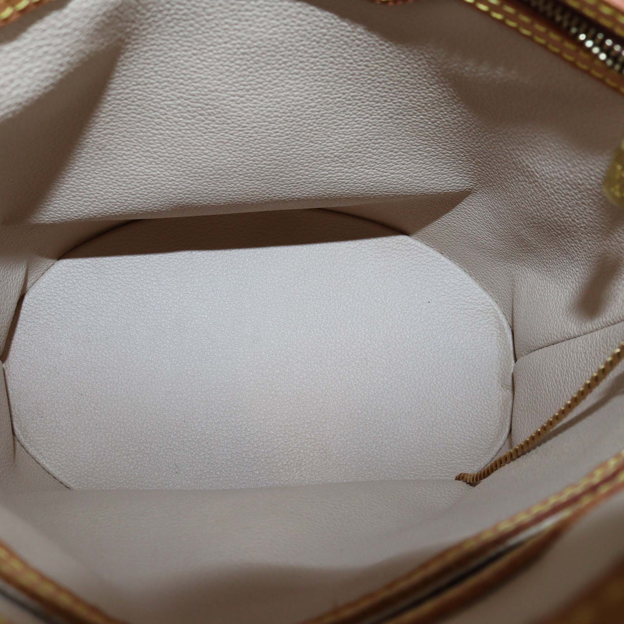 Louis Vuitton Monogram Canvas Leather Petit Bucket Bag