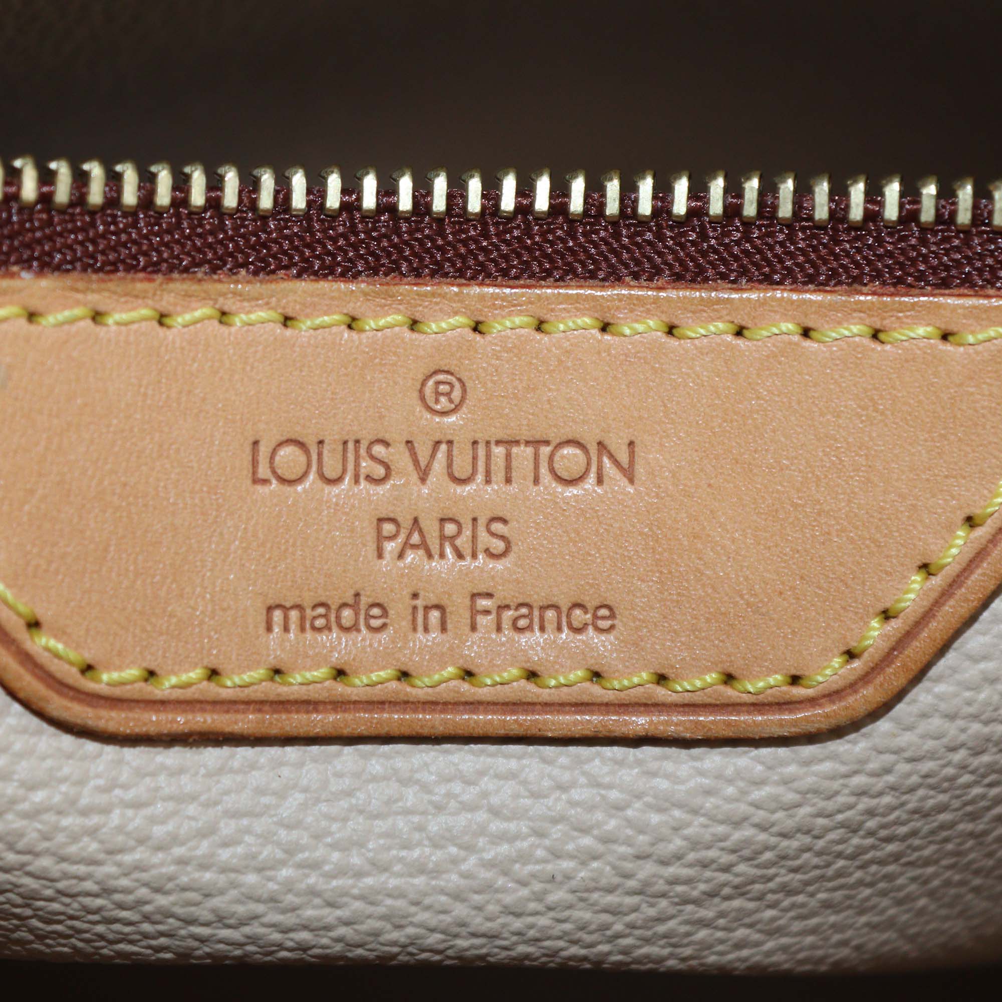 Louis Vuitton Monogram Canvas Leather Petit Bucket Bag