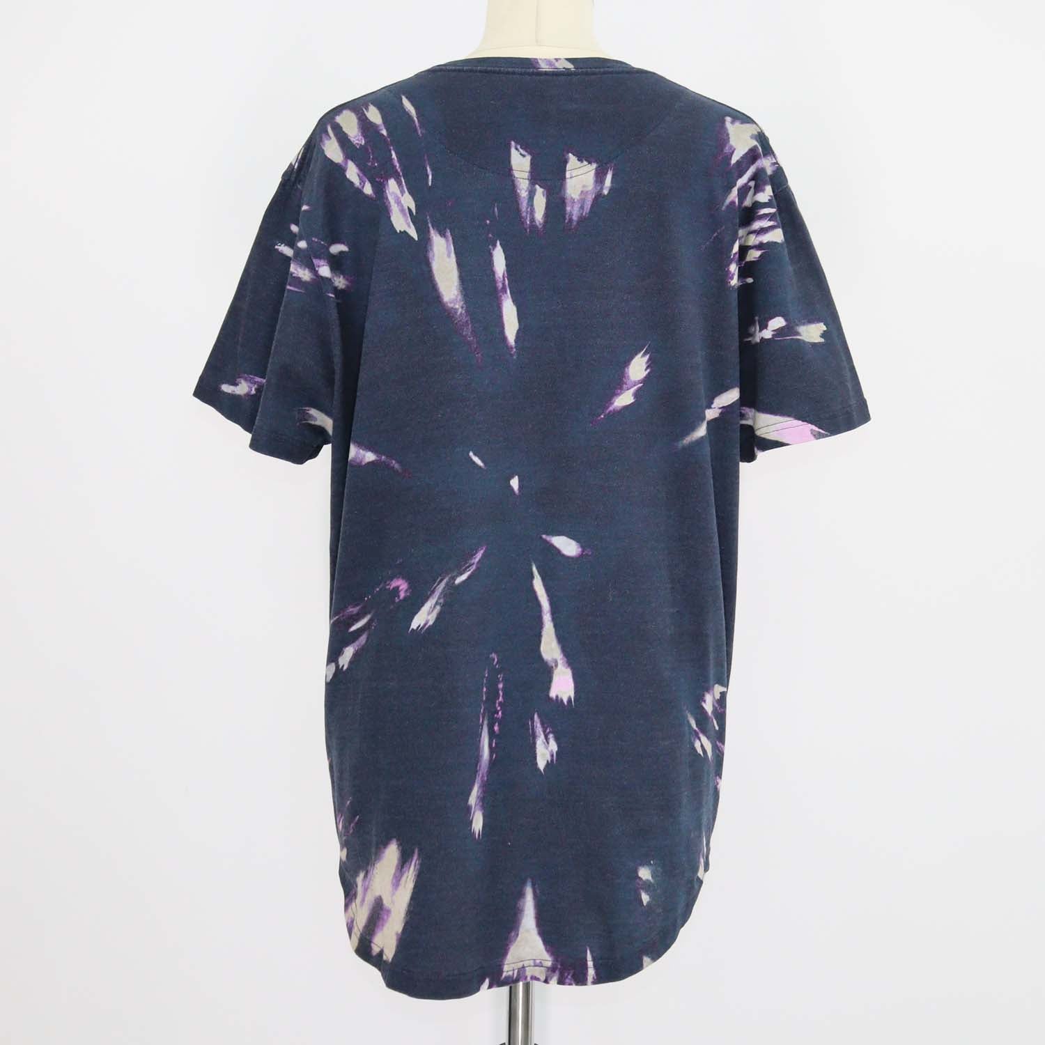 Isabel Marant Etoile Navy Blue Cotton Tie-Dye Edwige T-Shirt