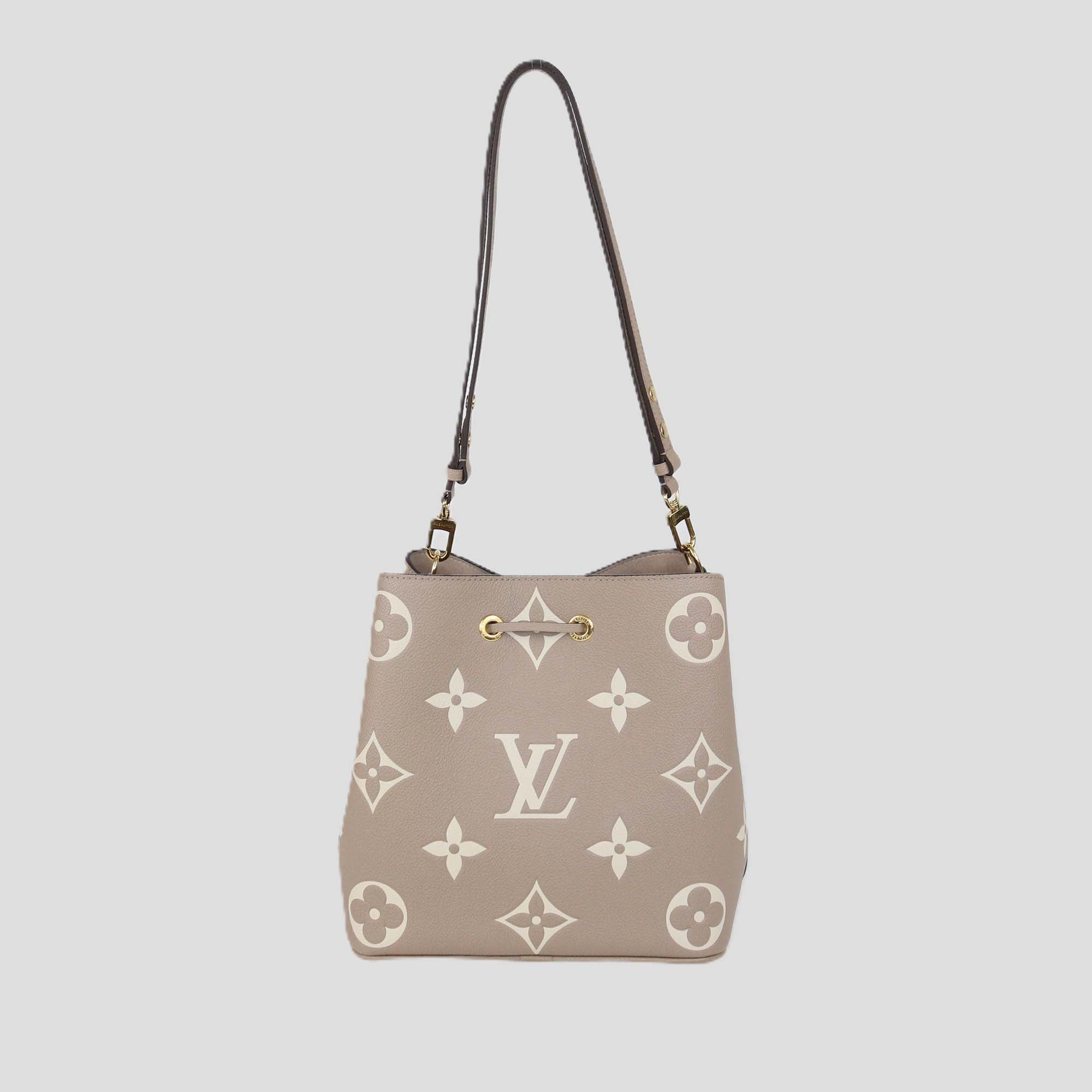Louis Vuitton Monogram Bicolor Empreinte Giant Neonoe MM Bag