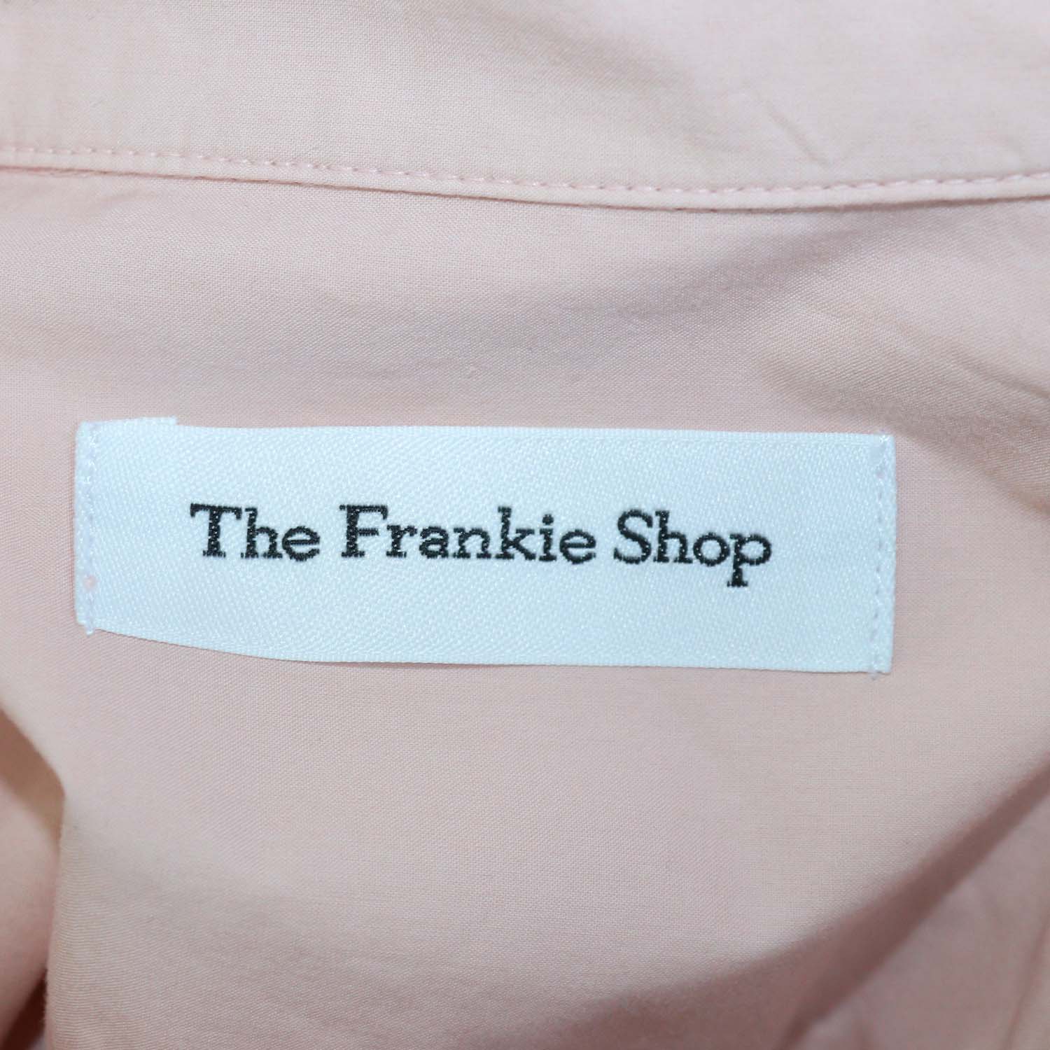 The Frankie Shop Pale Pink Cotton Button Up Long Sleeve Shirt