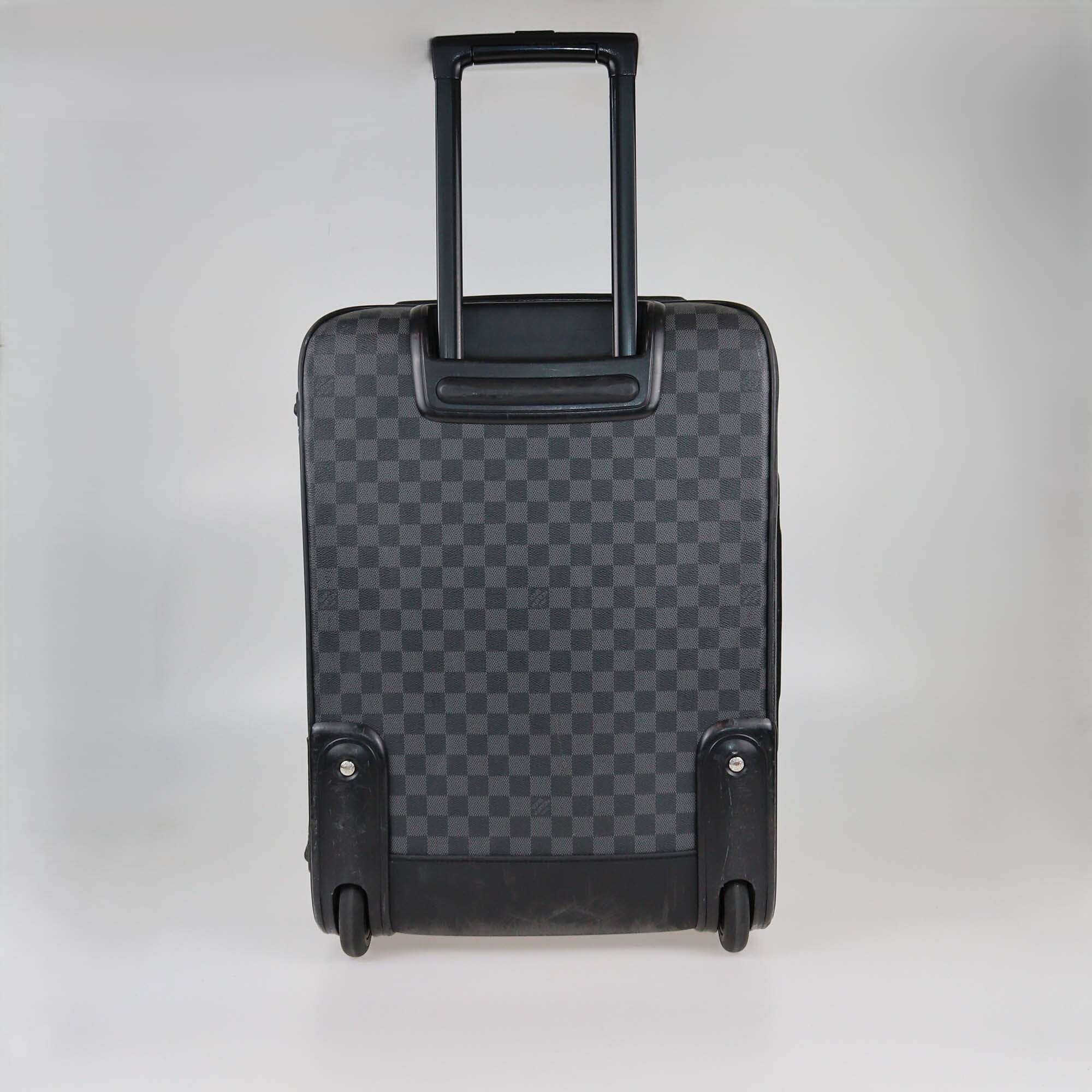 Louis Vuitton Damier Graphite Canvas Pegase 55 Luggage Mens Louis Vuitton