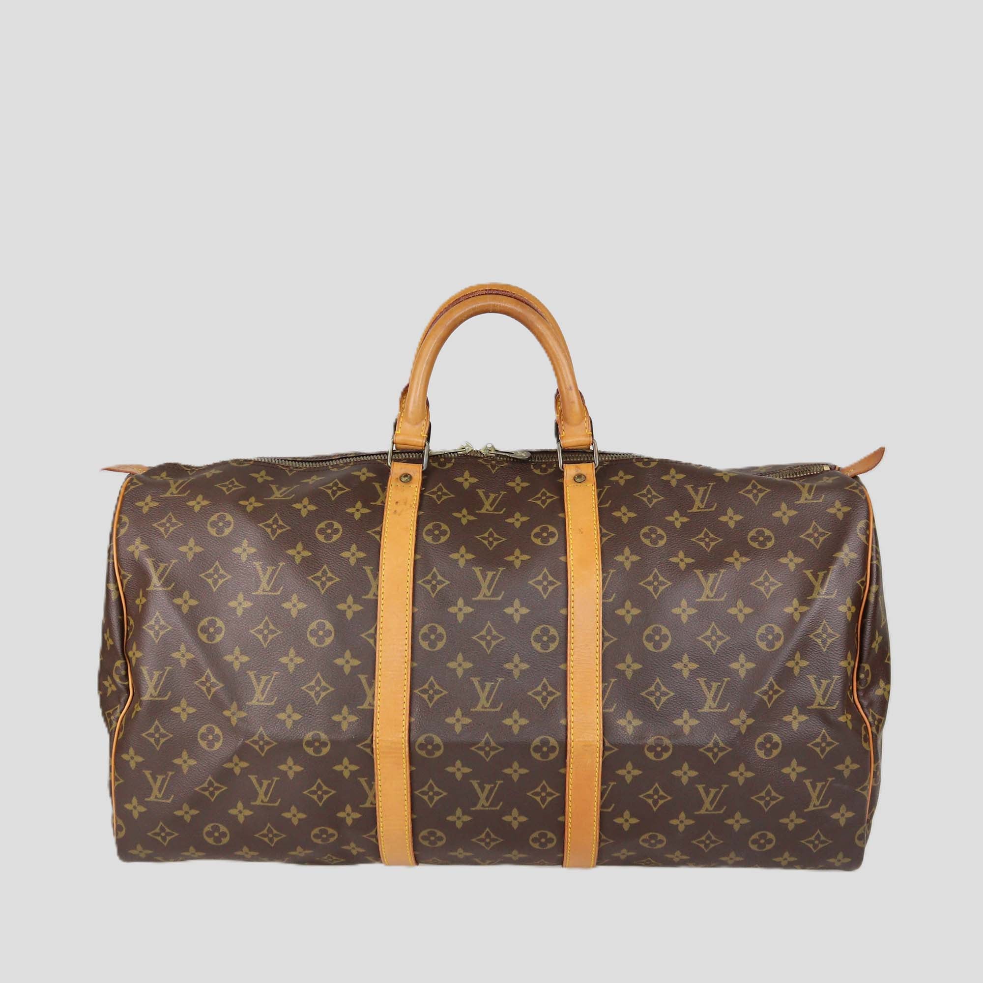 Louis Vuitton Monogram Keepall 55 Bandouliere Bag