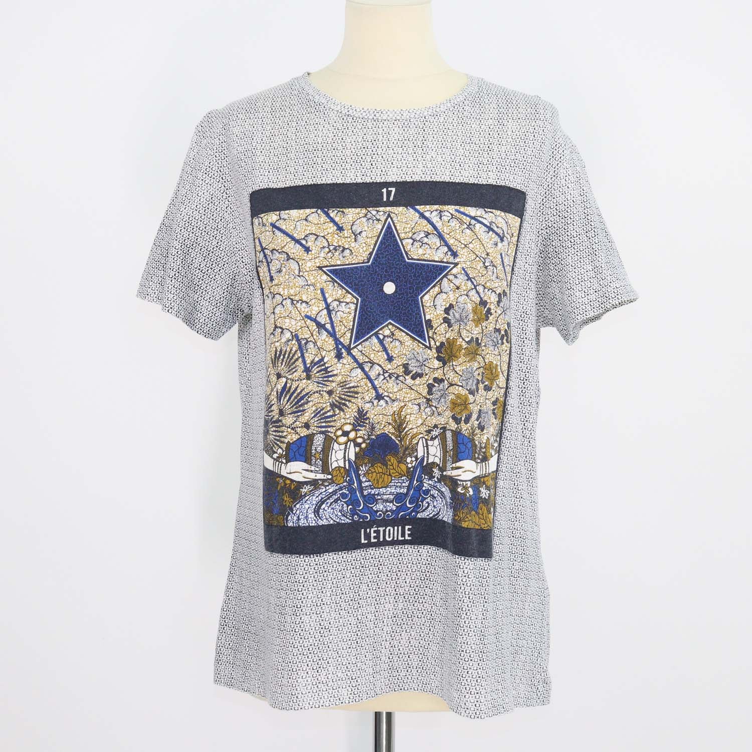 Christian Dior Grey Blend Cotton 17 L'Etoile Print T-Shirt