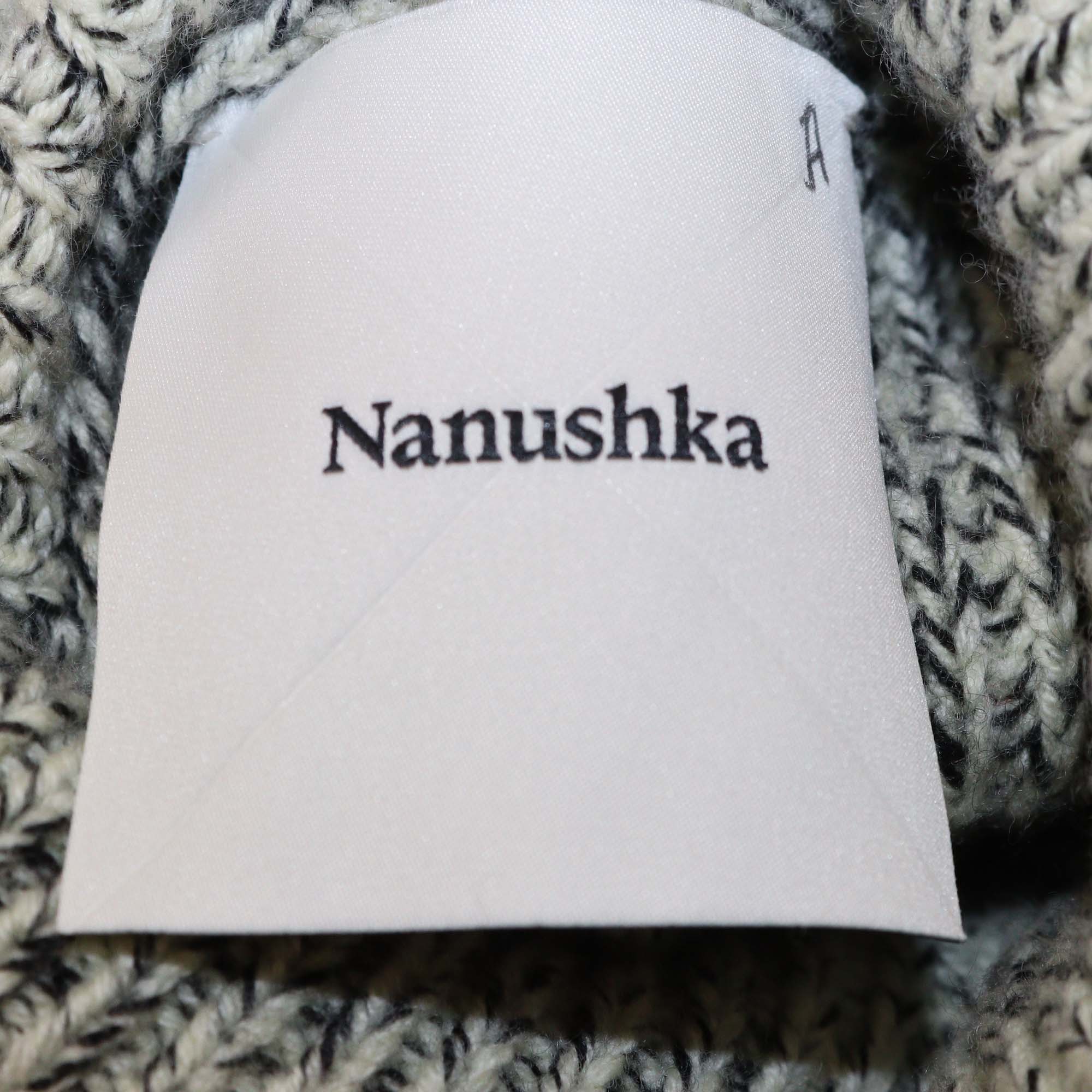Nanushka Gray Wool Cashmere Turtleneck Sweater