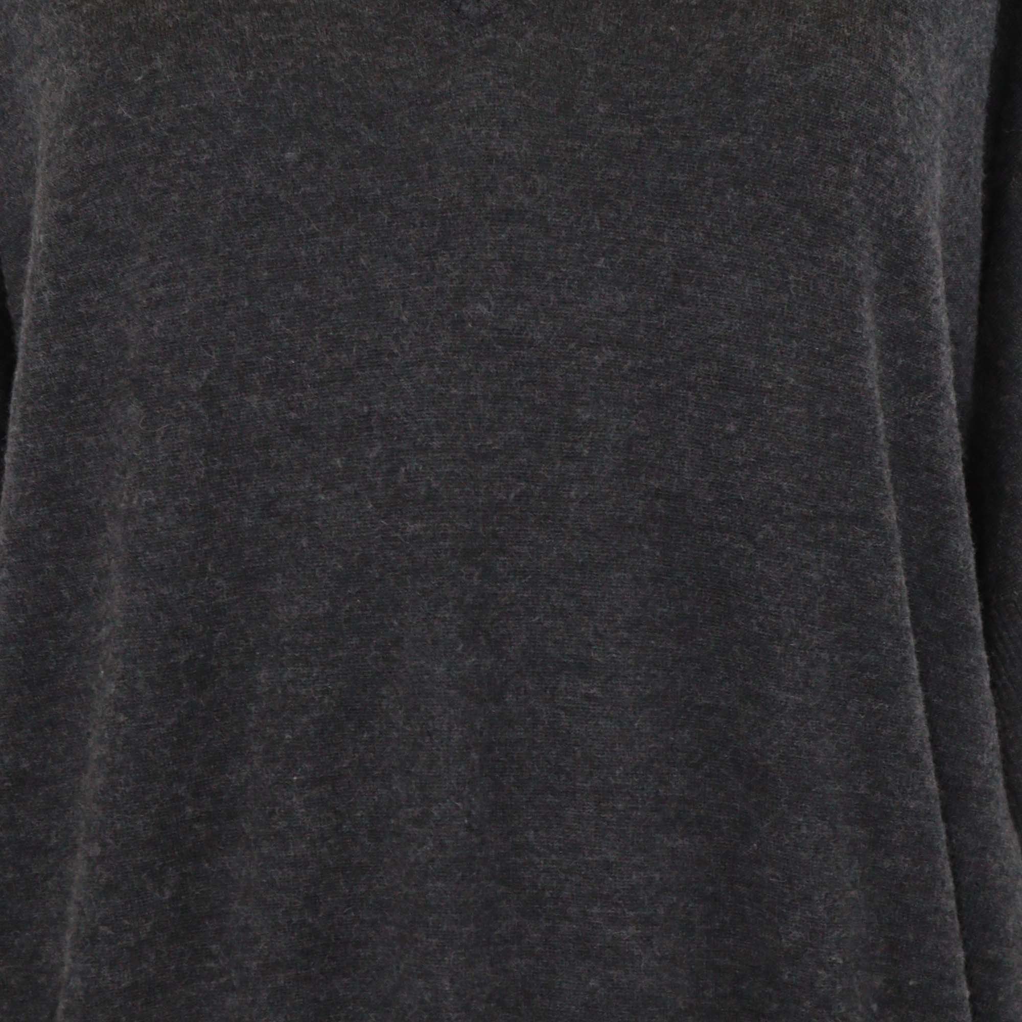 Vince Gray Silk Cashmere Oversized Pullover Sweater