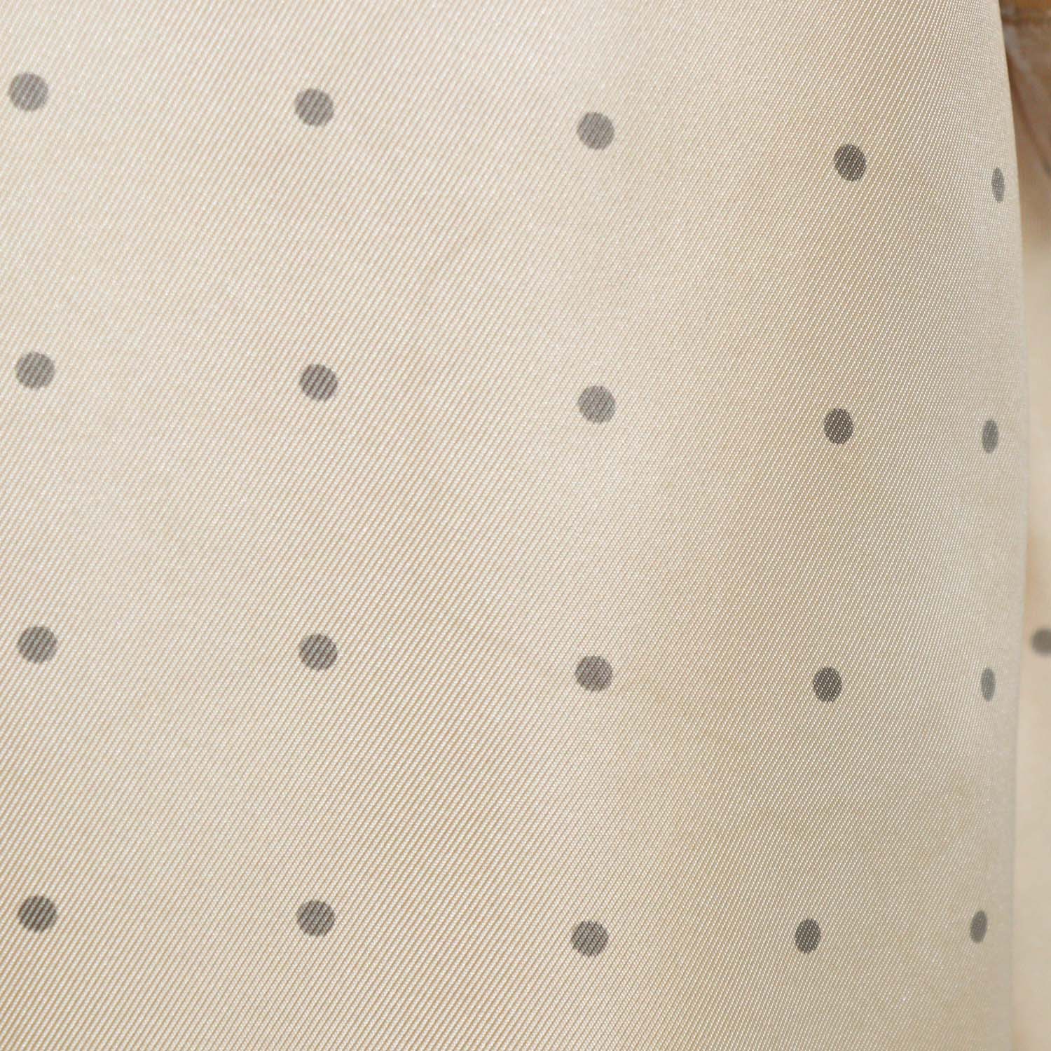 Loro Piana Brown Silk Polka Dots Angelina Short Sleeve Shirt