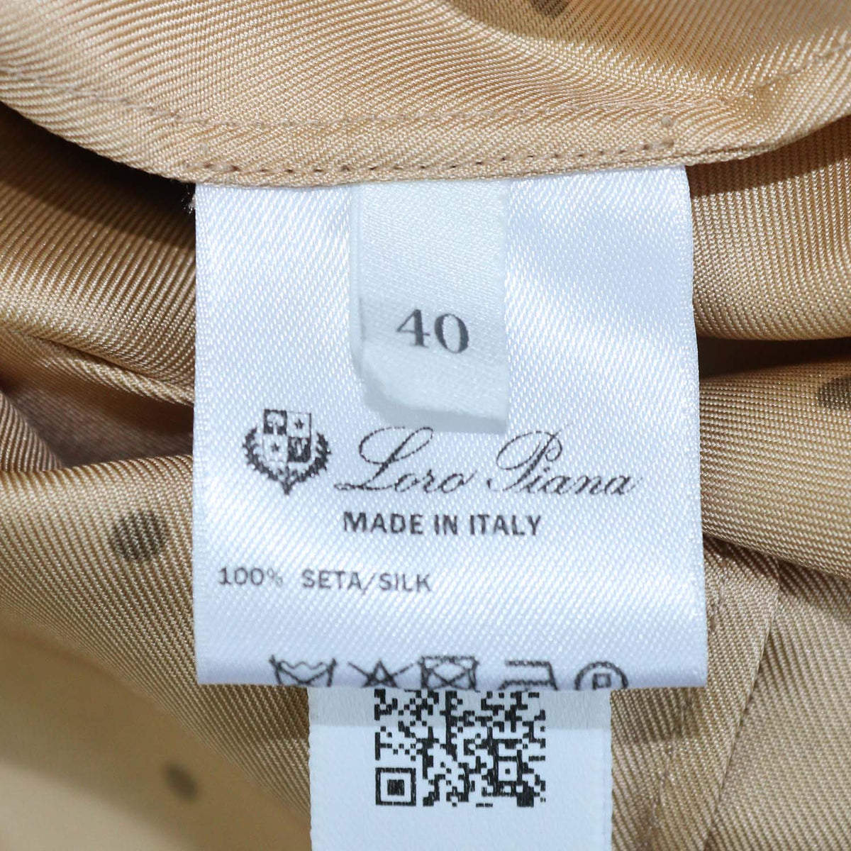 Loro Piana Brown Silk Polka Dots Angelina Short Sleeve Shirt