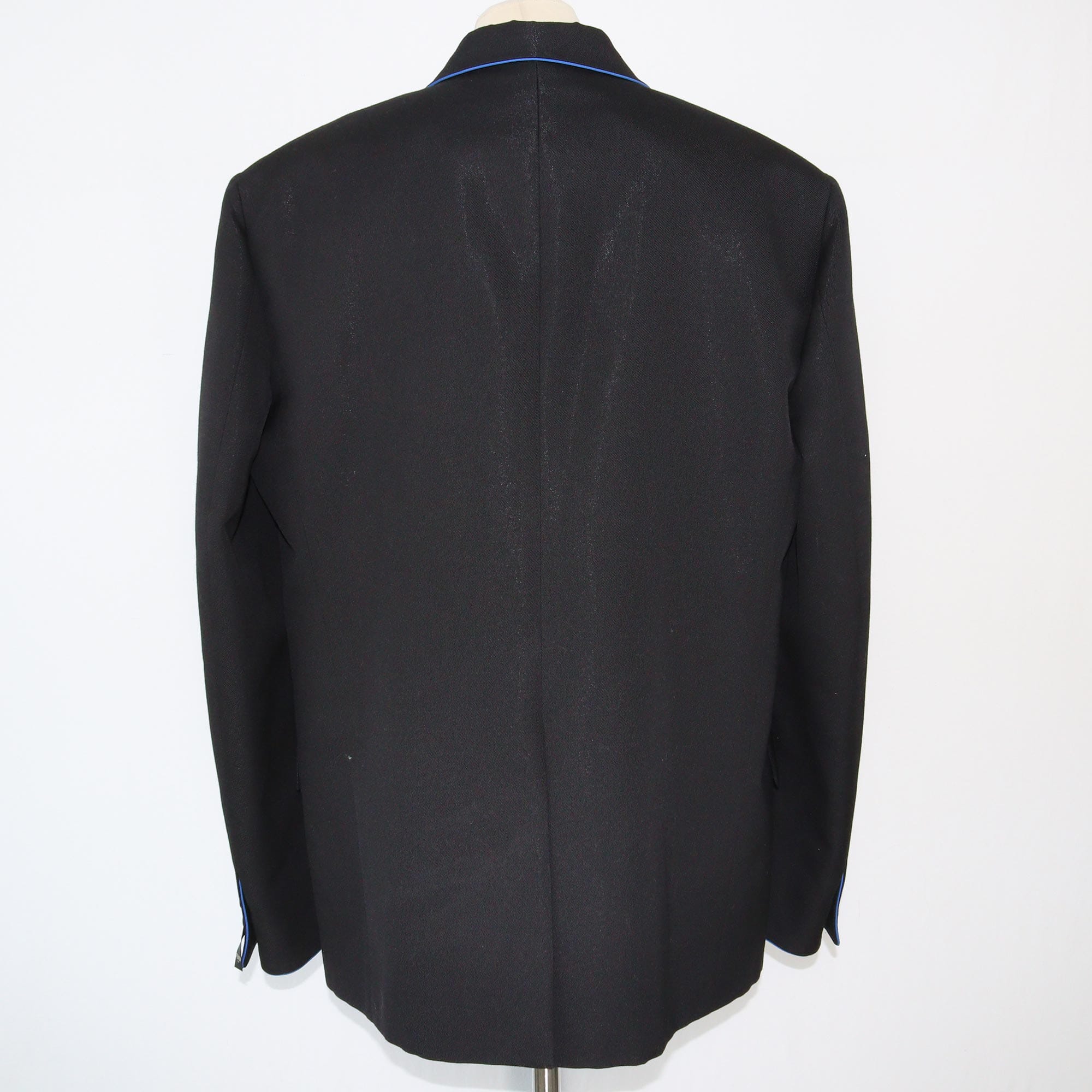 Fendi Black Double Breasted Gabardine Blazer Clothing Fendi