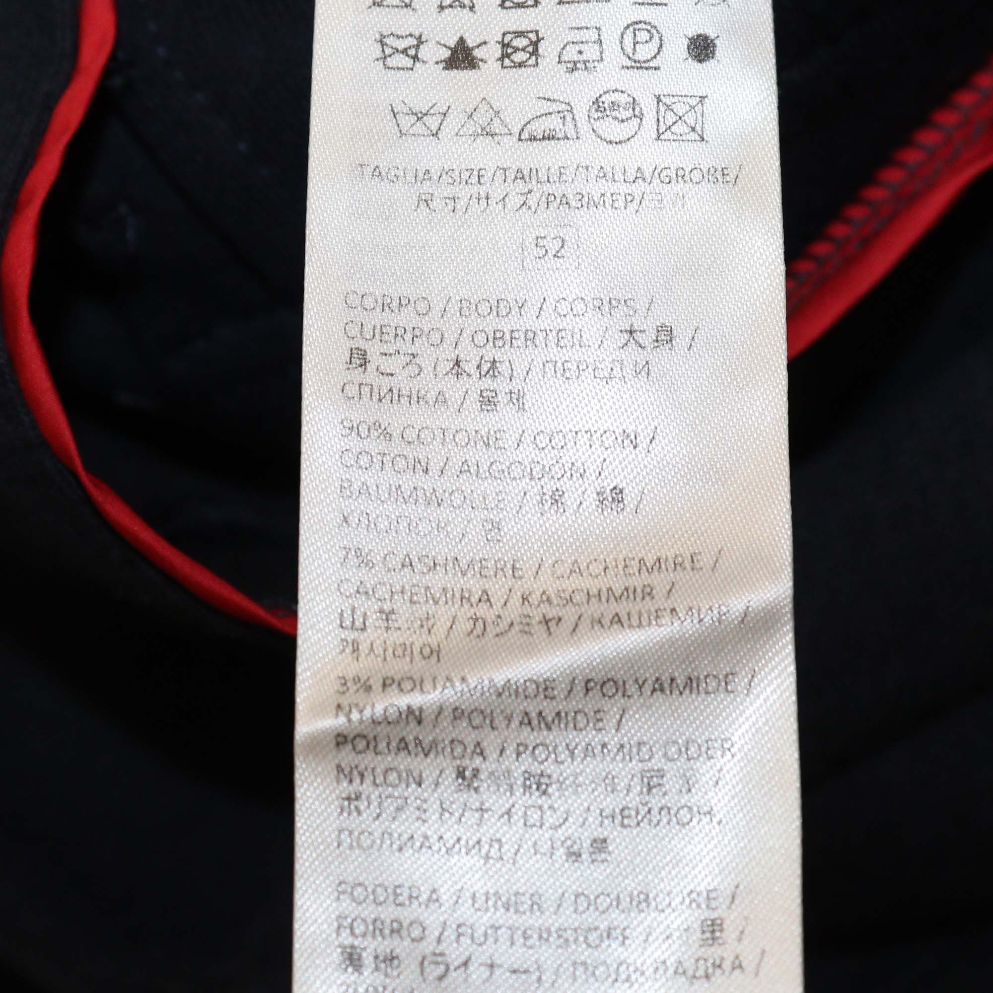 Eleventy Navy Blue Cotton Single Breasted & Zip Front Panelled Hooded Jacket