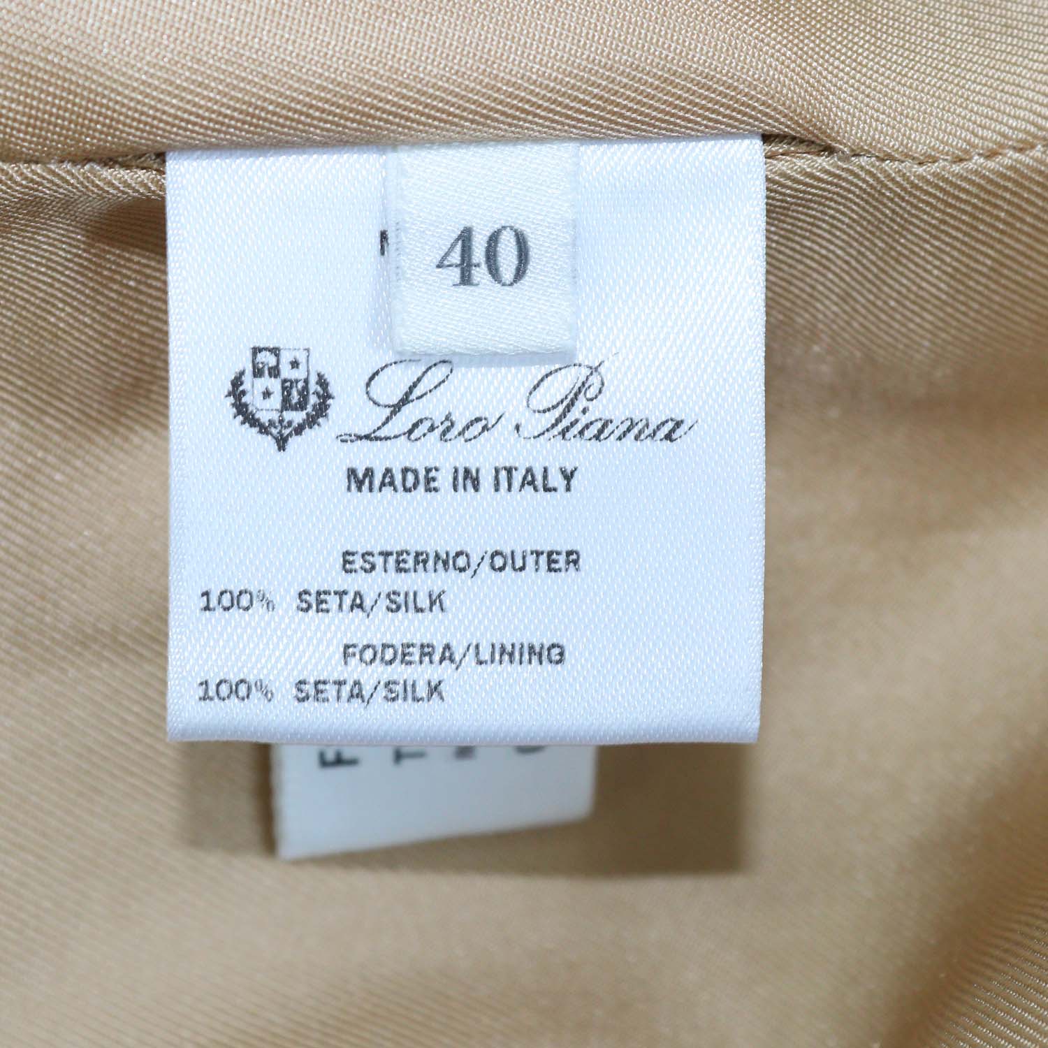Loro Piana Brown Silk Polka Dots Roxanne Belted Robe