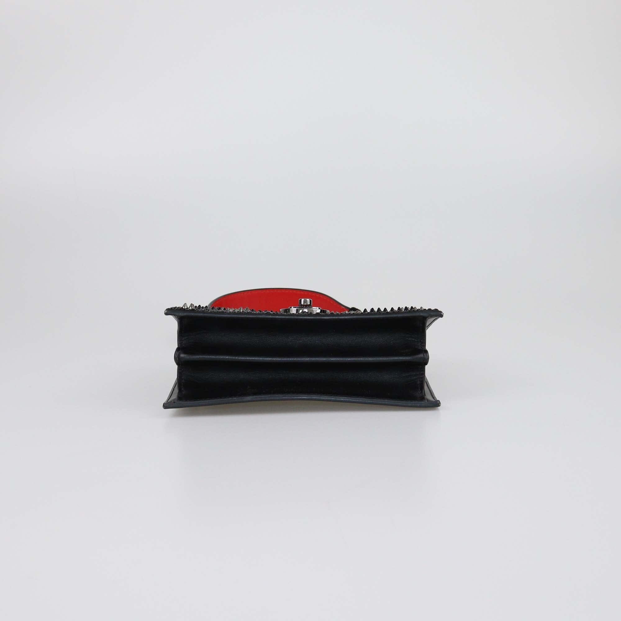 Christian Louboutin Black Embellished Elisa Shoulder Bag Womens Christian Louboutin