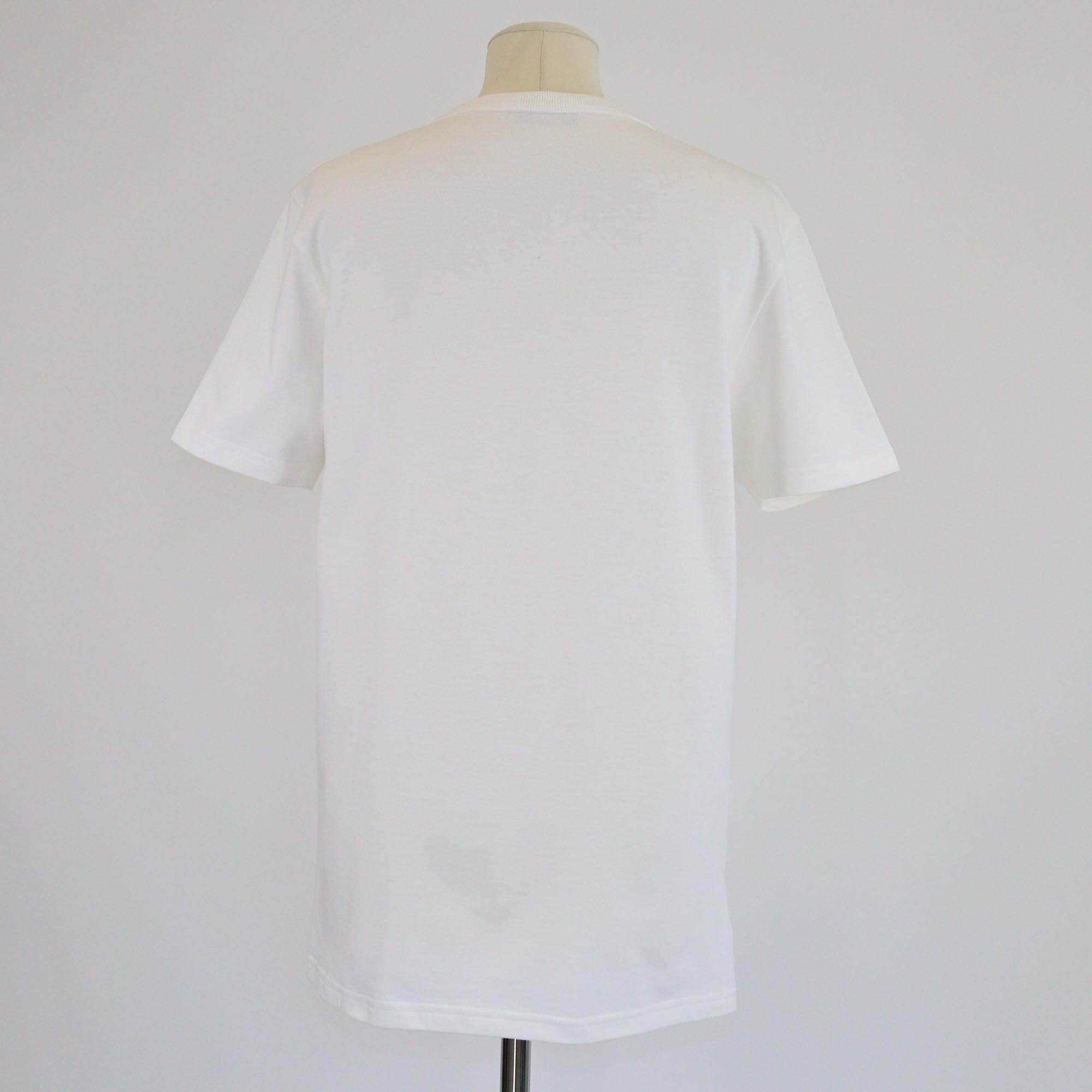 Dior Homme White Built In Saddle Pocket T-Shirt Mens Dior Homme
