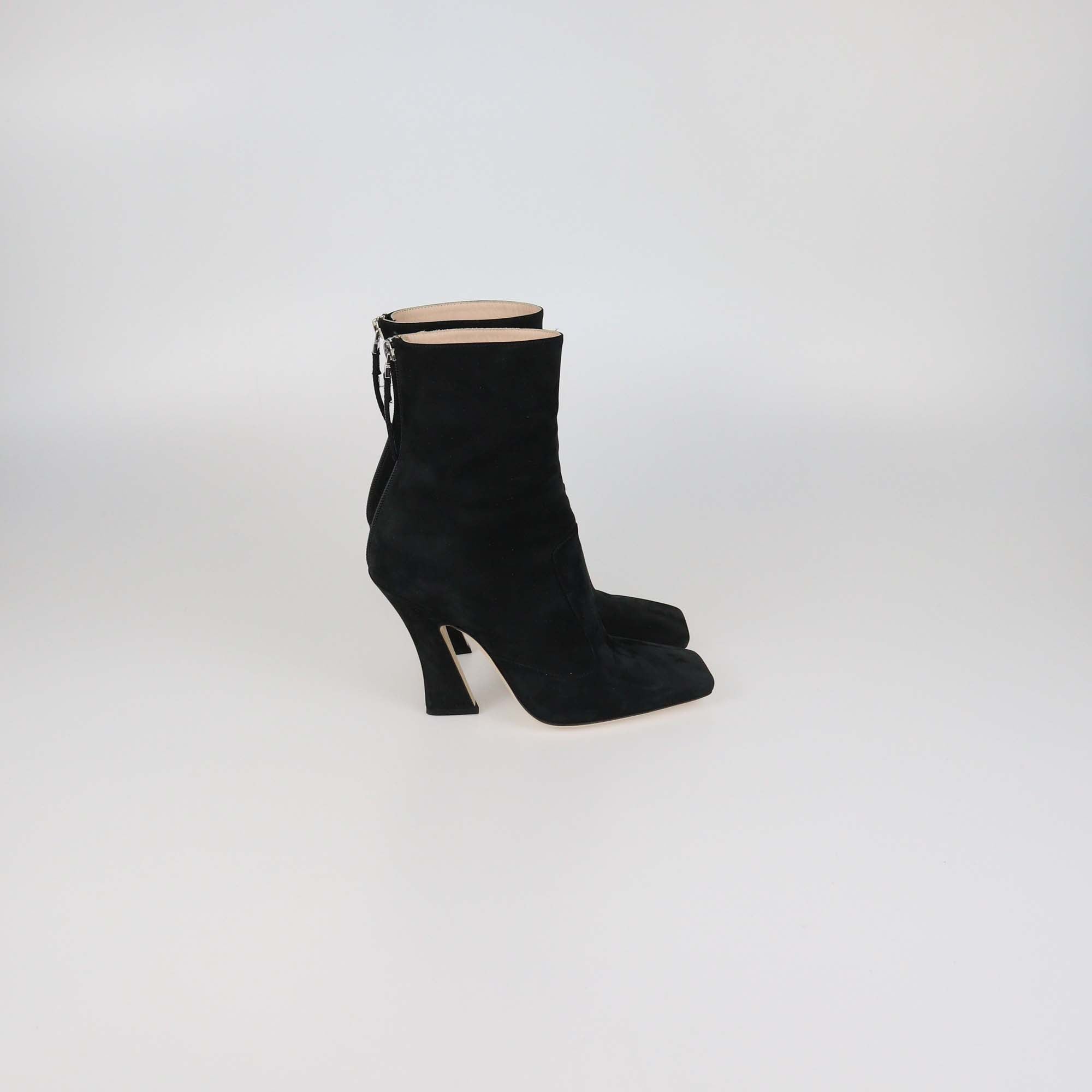 Fendi Black Nubuck Ffreedom Ankle Boots