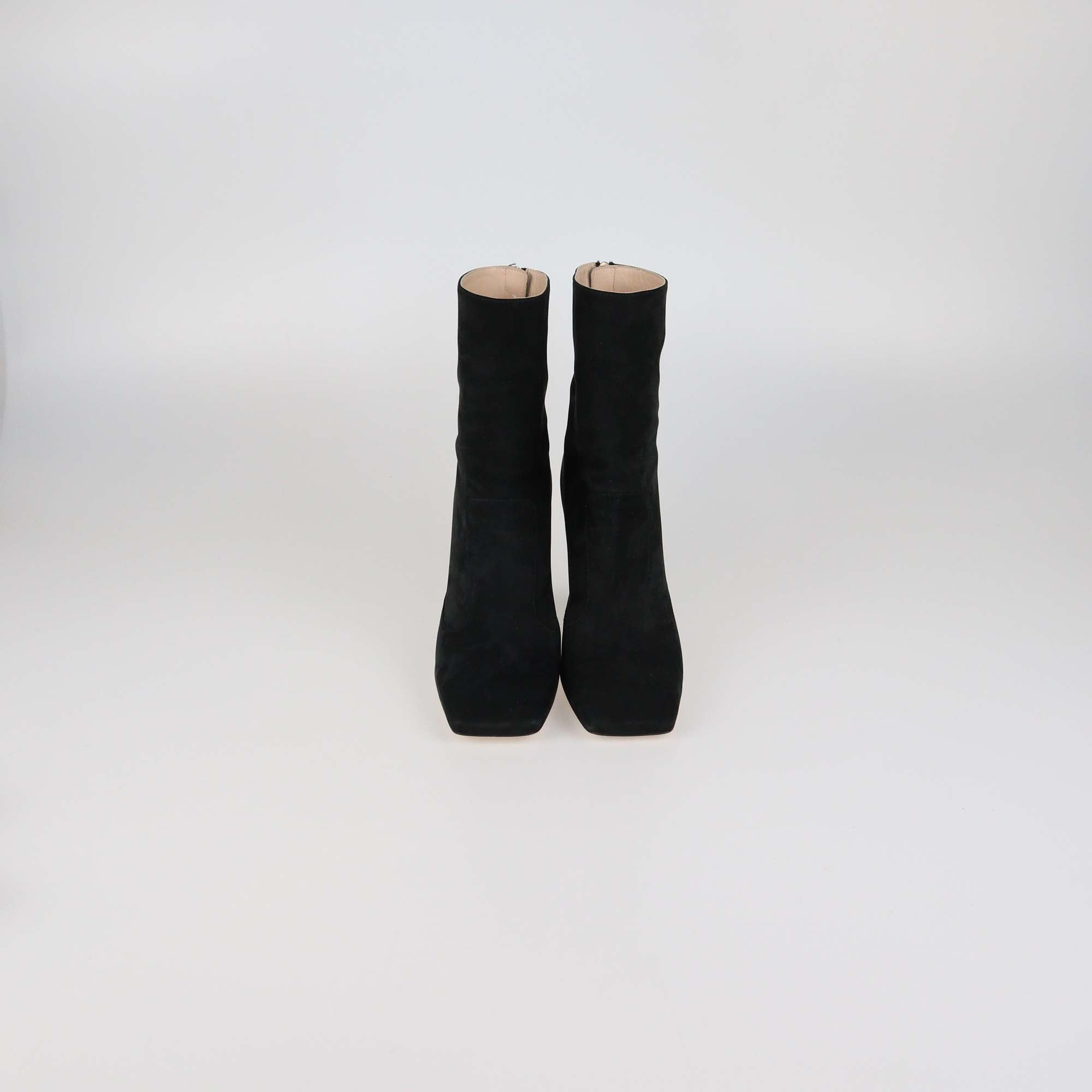 Fendi Black Nubuck Ffreedom Ankle Boots
